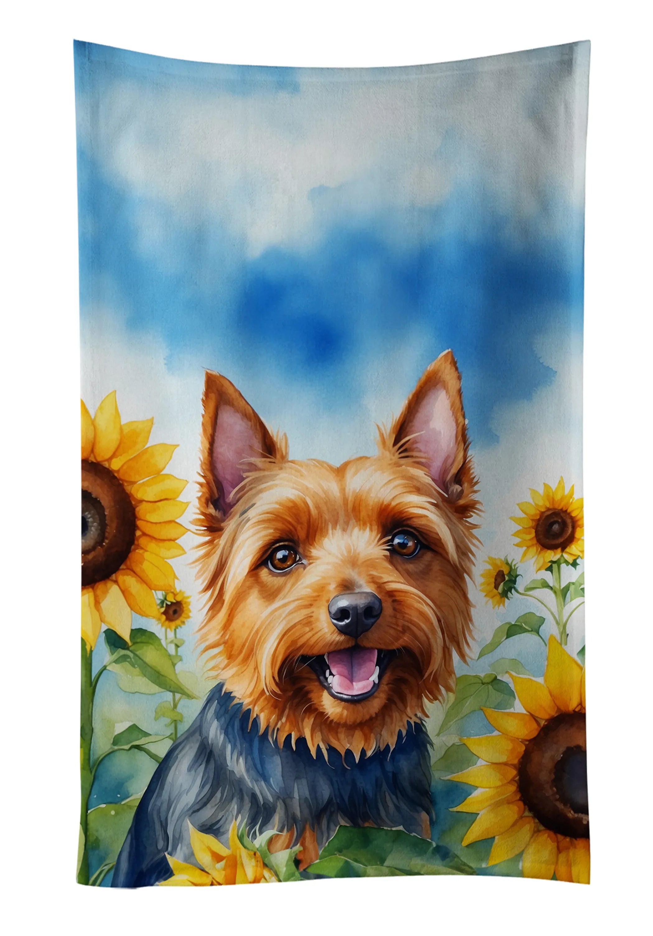 In Sunflowers Kitchen Towel - Size: 25HX15W | Pack Of: 1 | Collection name: In sunflowers