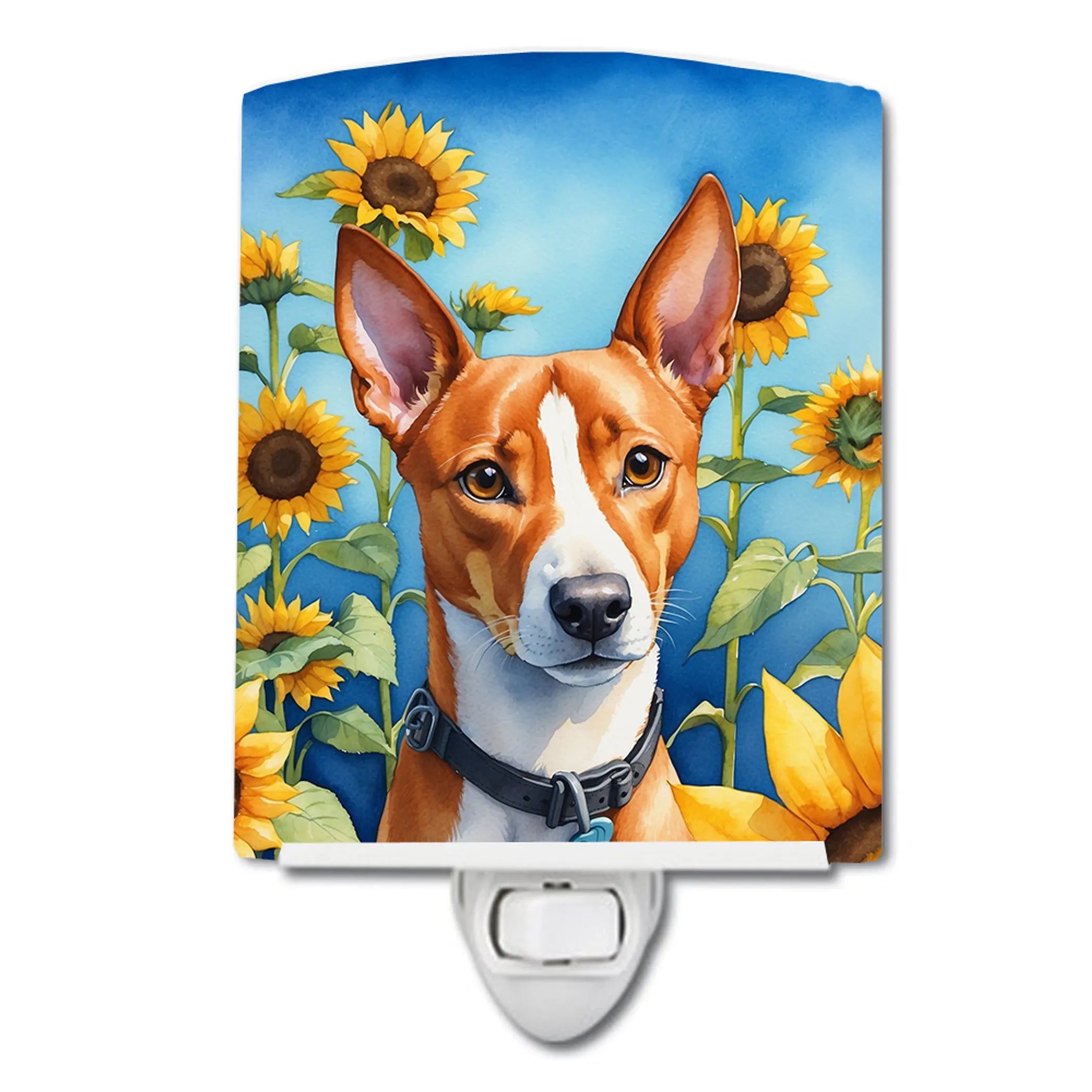 In Sunflowers Ceramic Night Light - Pack Of: 1 | Collection name: In sunflowers