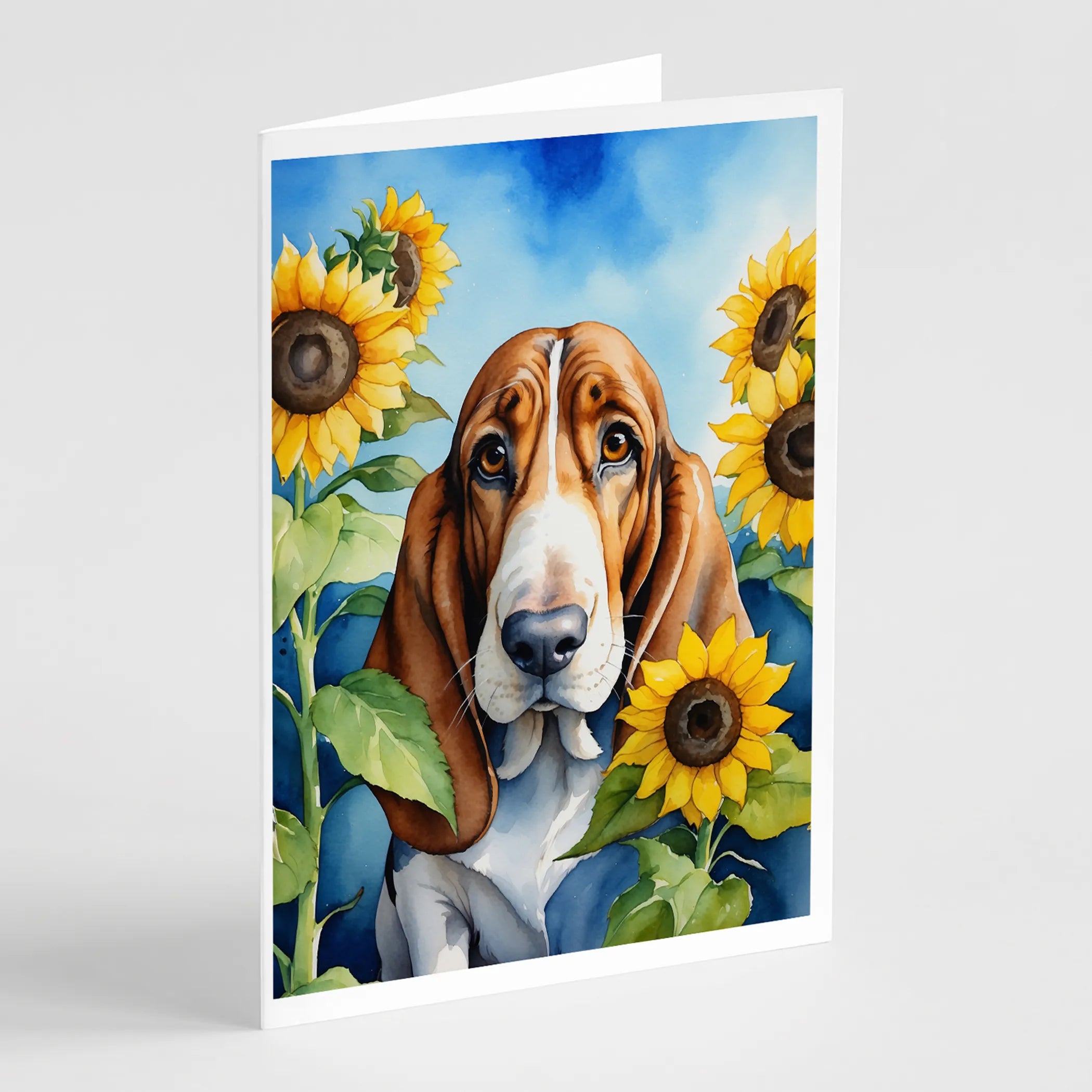 In Sunflowers Greeting Cards  - Size: 5X7 | Pack Of: 1 | Collection name: In sunflowers