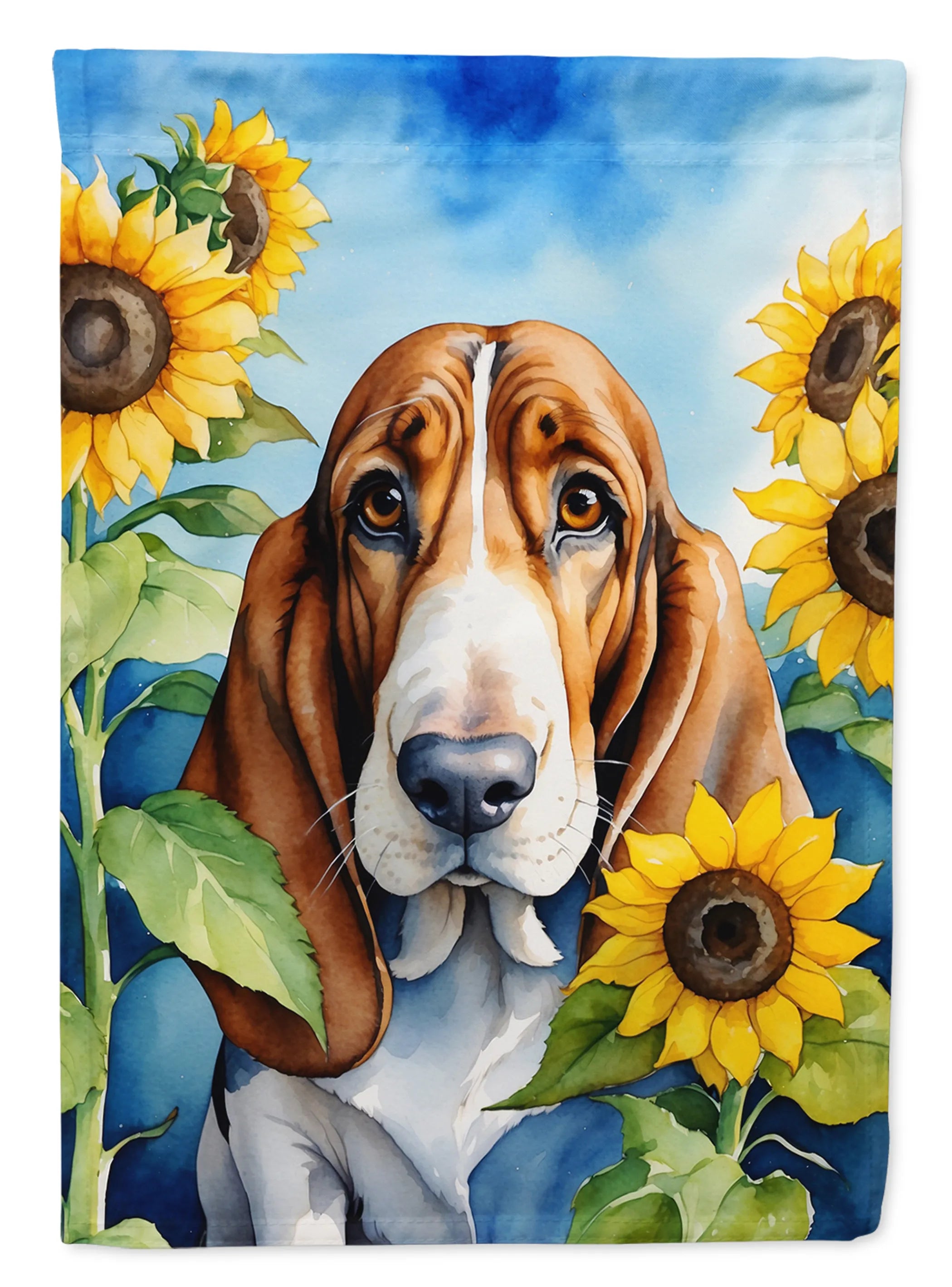 In Sunflowers Decorative Flag - Size: GARDEN SIZE | Pack Of: 1 | Collection name: In sunflowers