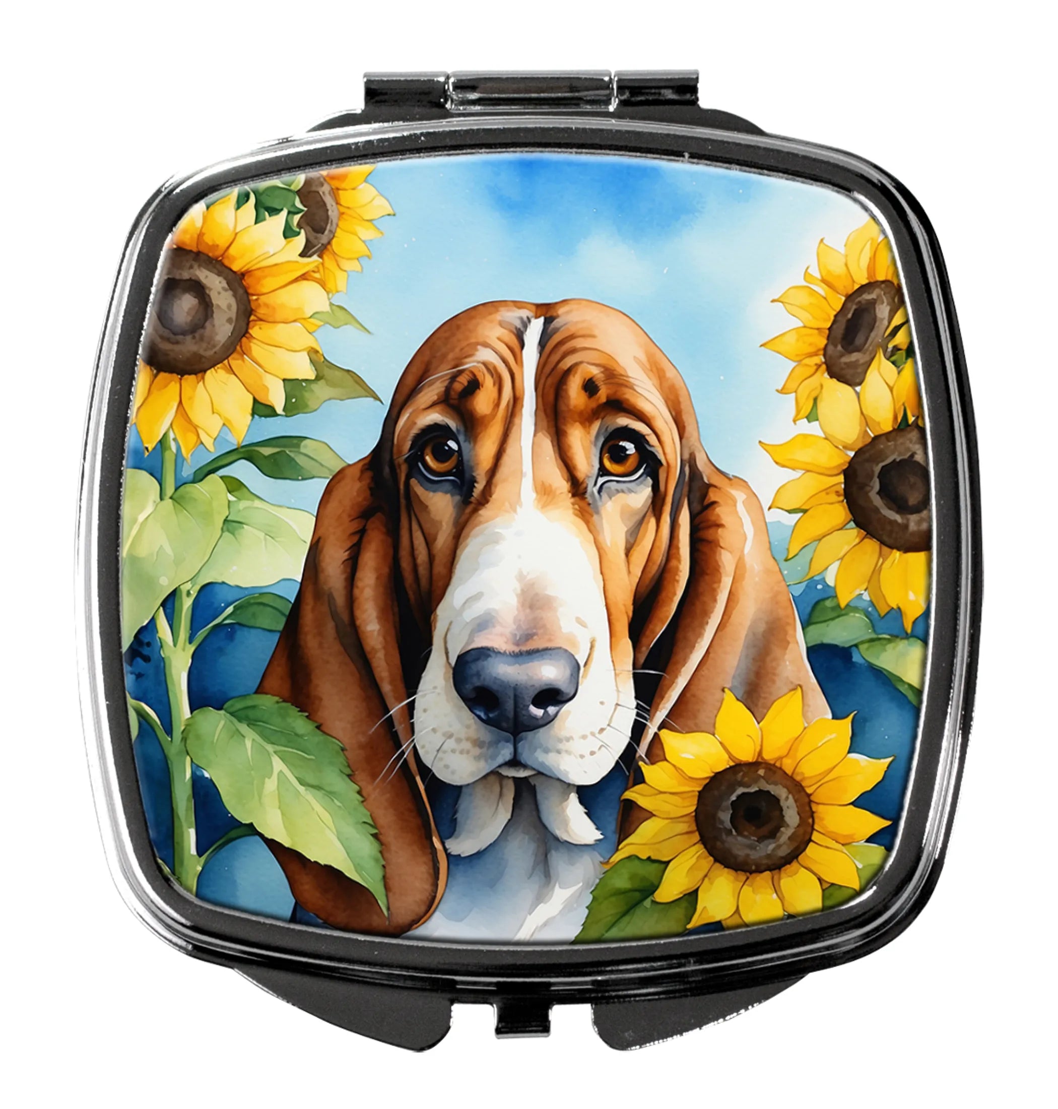 In Sunflowers Compact Mirror - Pack Of: 1 | Collection name: In sunflowers