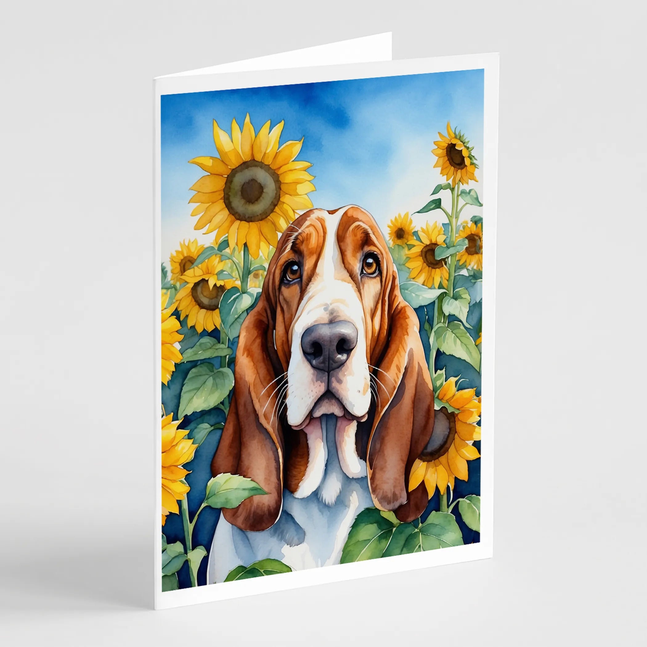 In Sunflowers Greeting Cards  - Size: 5X7 | Pack Of: 1 | Collection name: In sunflowers