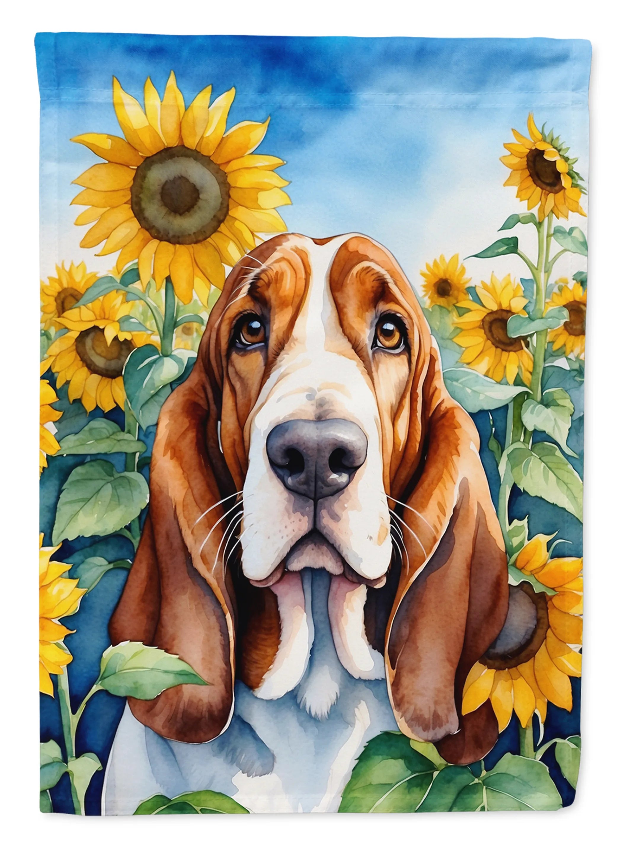 In Sunflowers Decorative Flag - Size: GARDEN SIZE | Pack Of: 1 | Collection name: In sunflowers