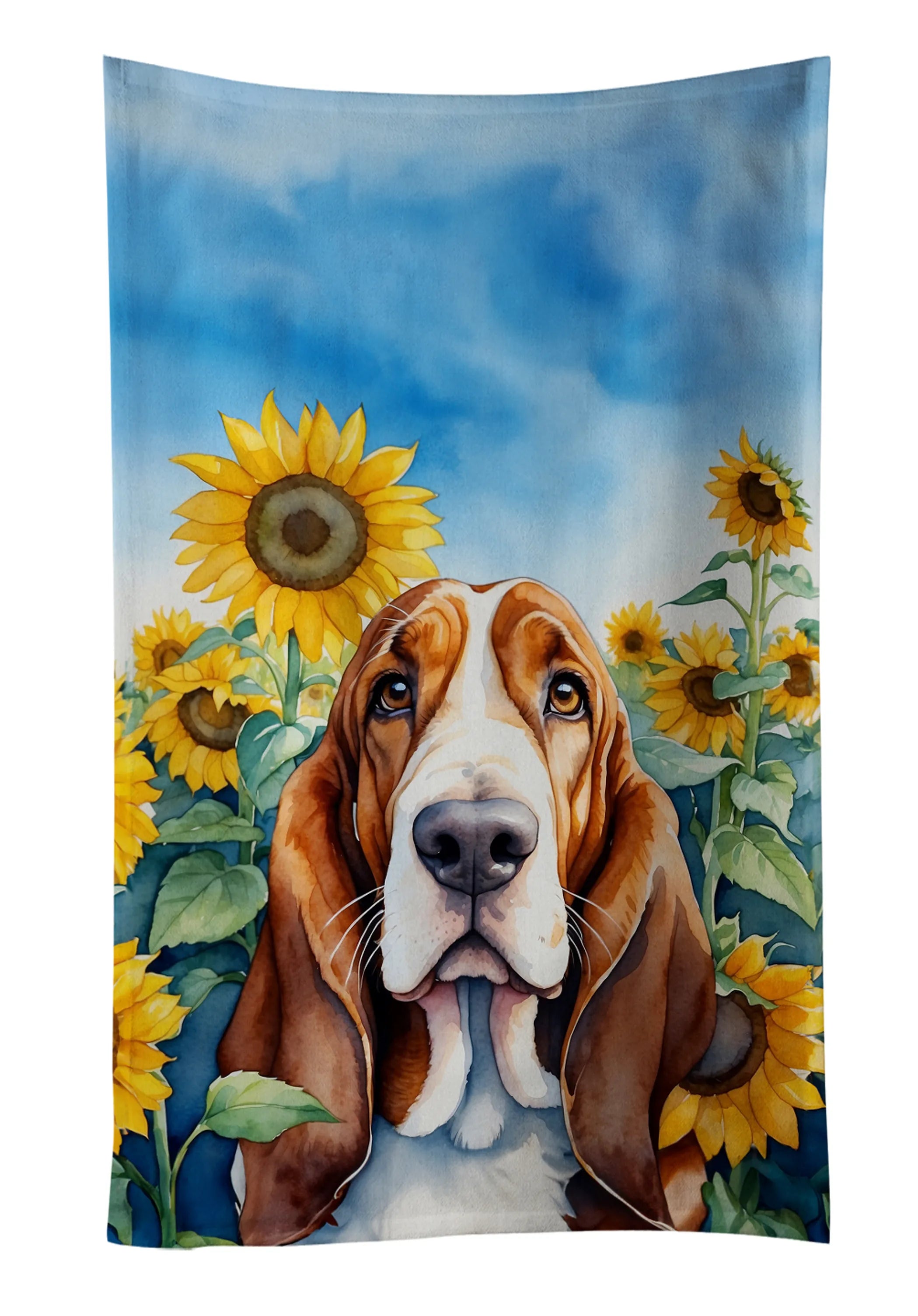 In Sunflowers Kitchen Towel - Size: 25HX15W | Pack Of: 1 | Collection name: In sunflowers