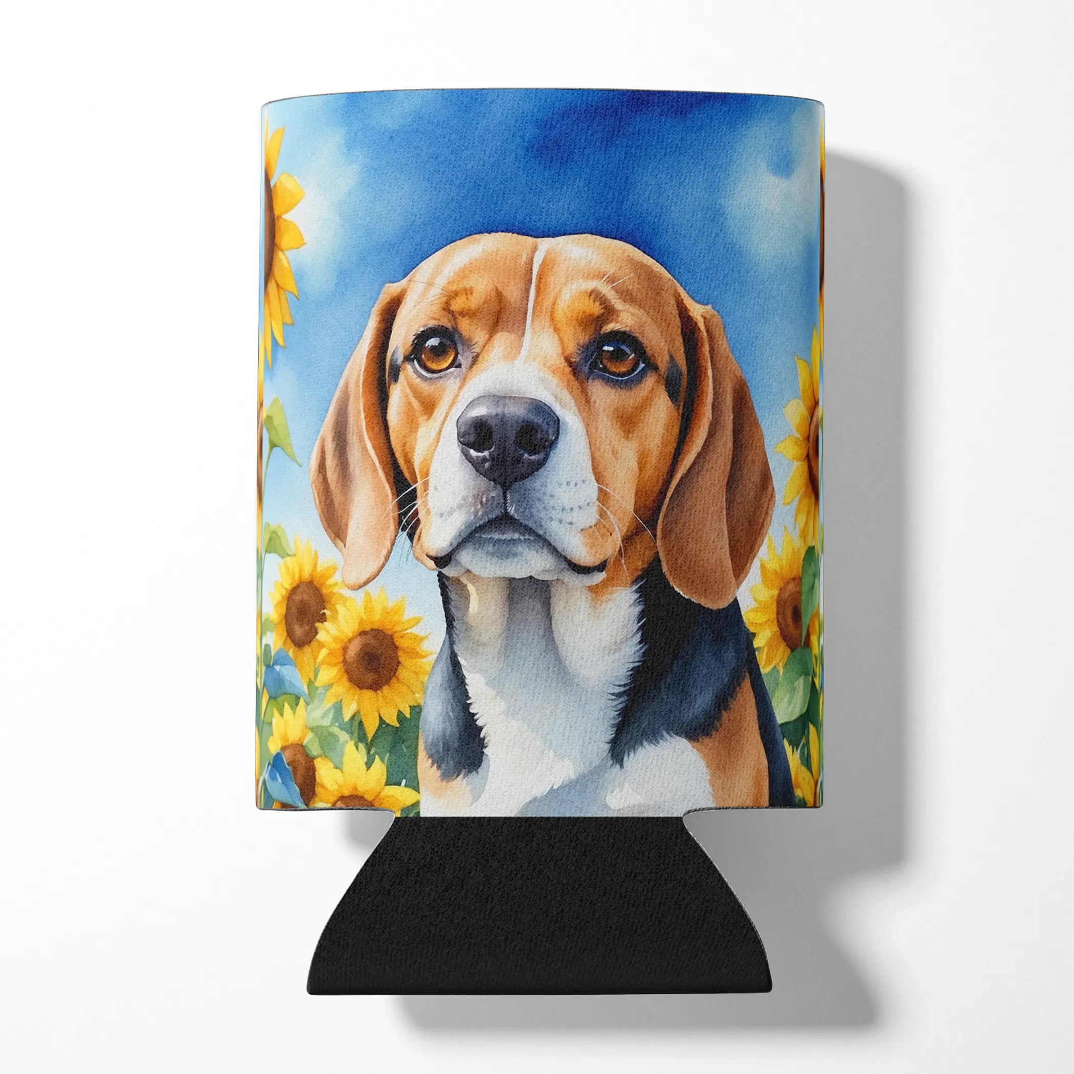 In Sunflowers Can or Bottle Hugger - Size: CAN HUGGER | Pack Of: 1 | Collection name: In sunflowers
