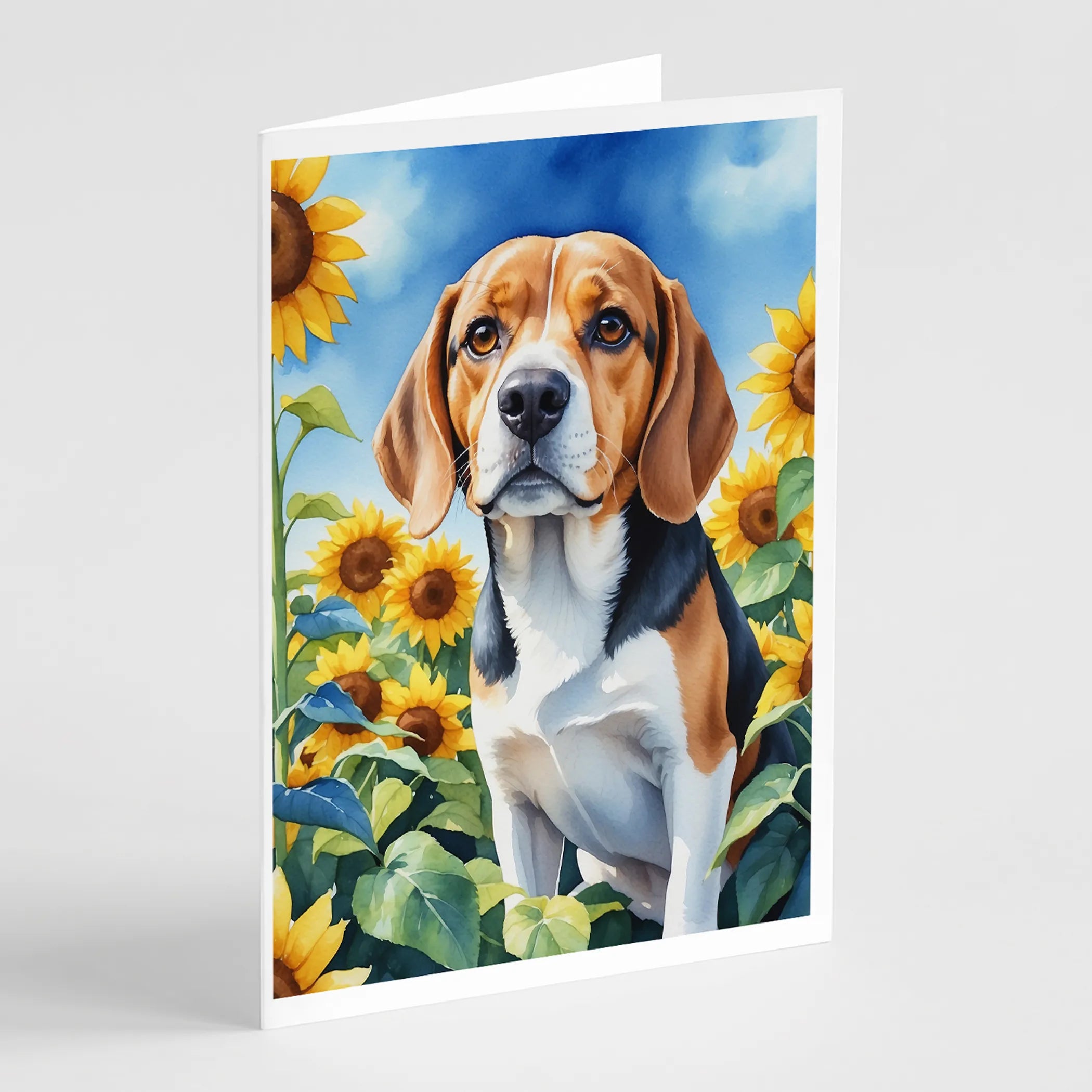 In Sunflowers Greeting Cards  - Size: 5X7 | Pack Of: 1 | Collection name: In sunflowers