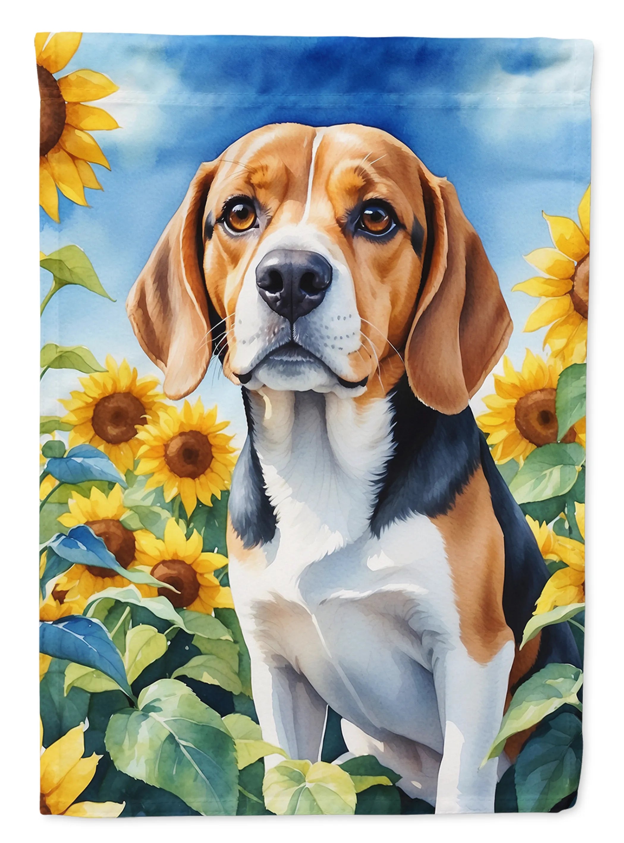 In Sunflowers Decorative Flag - Size: GARDEN SIZE | Pack Of: 1 | Collection name: In sunflowers