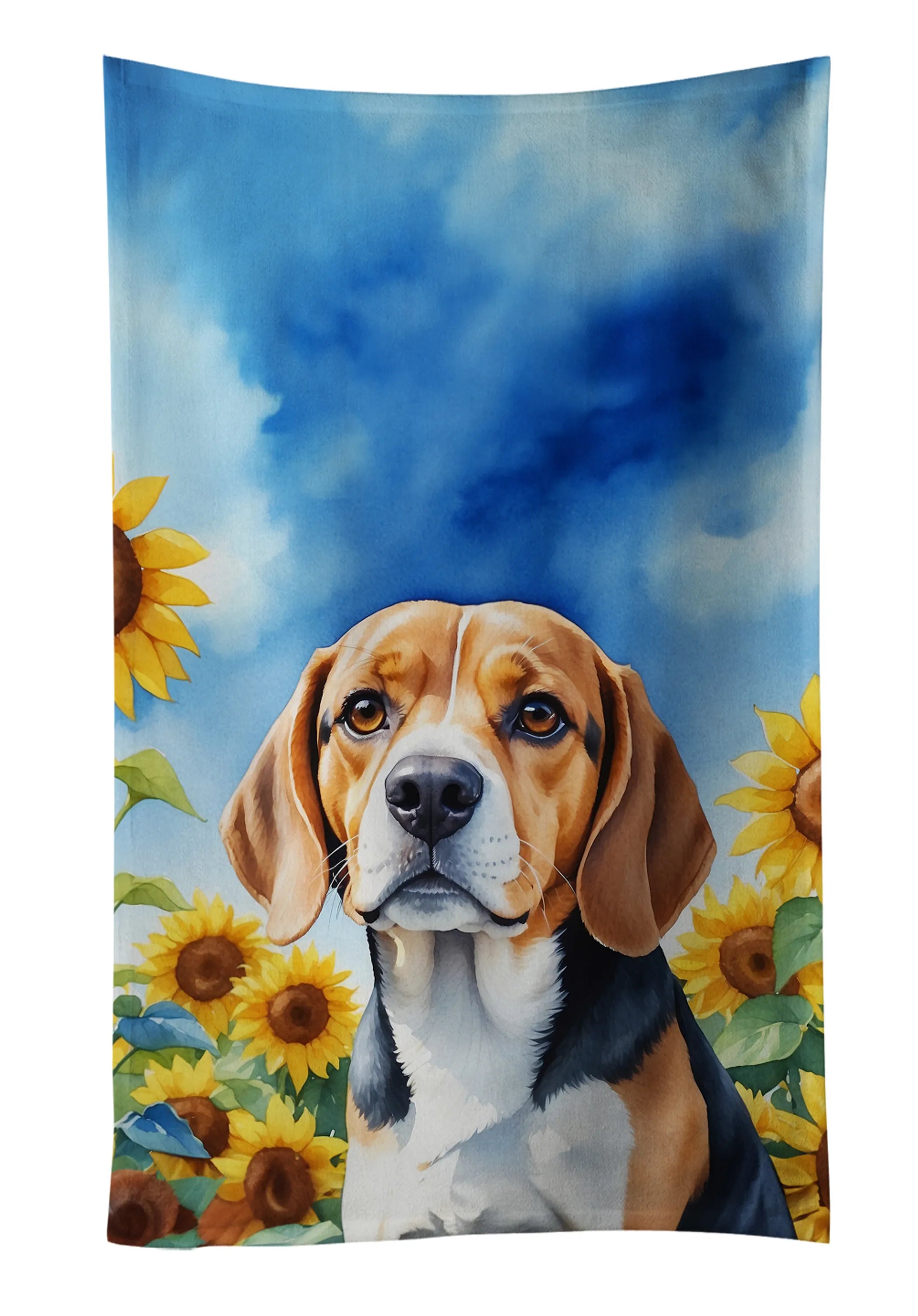 In Sunflowers Kitchen Towel - Size: 25HX15W | Pack Of: 1 | Collection name: In sunflowers