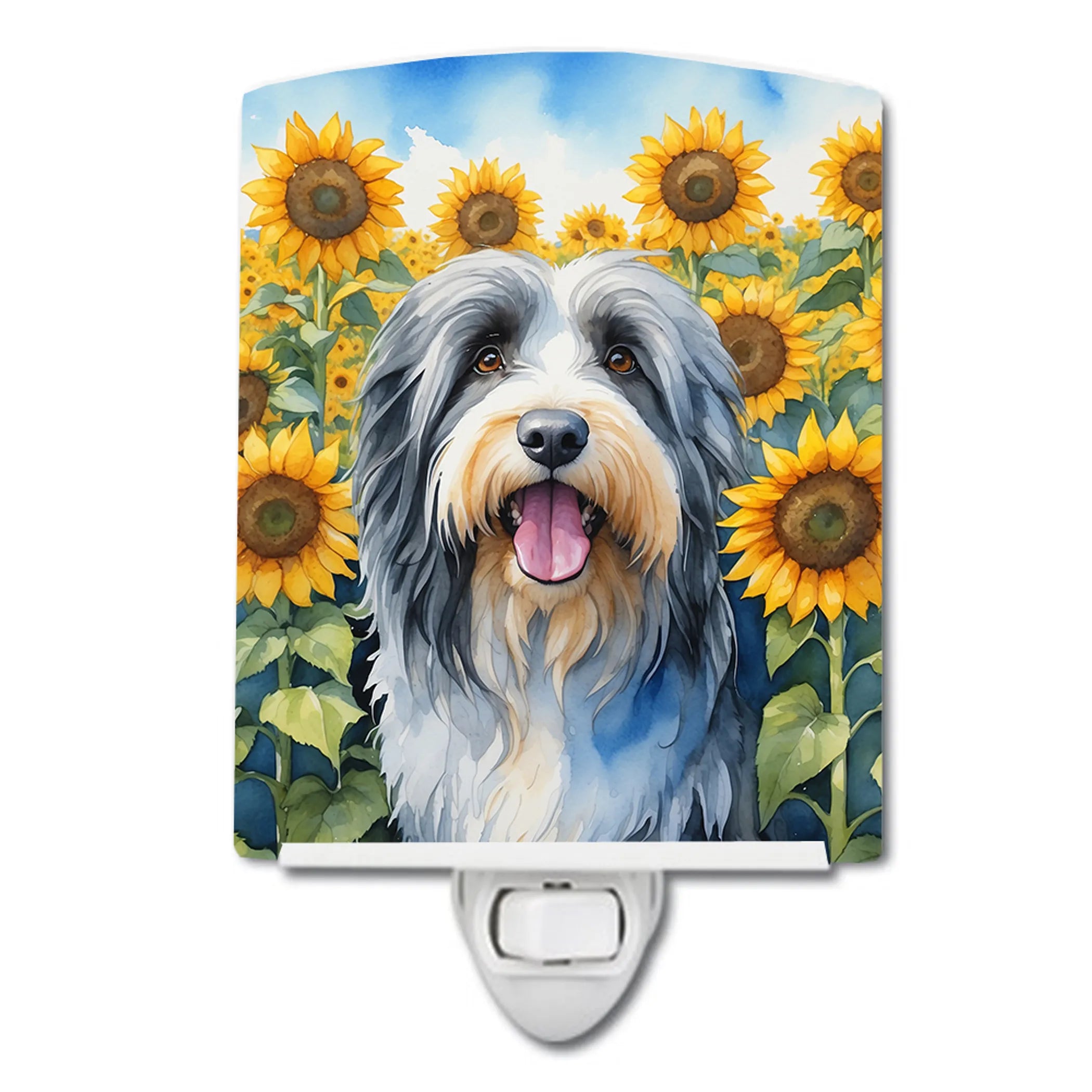 In Sunflowers Ceramic Night Light - Pack Of: 1 | Collection name: In sunflowers