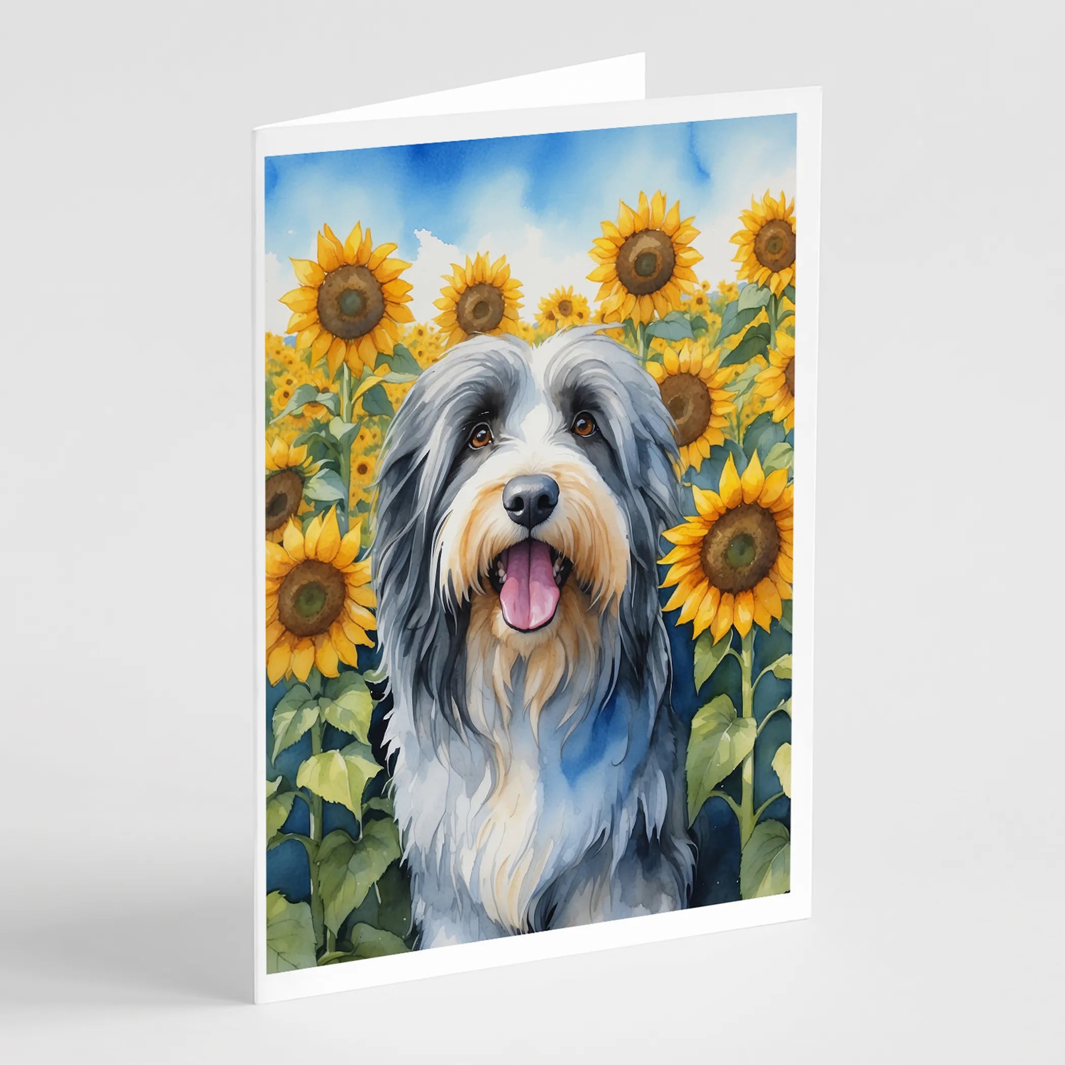 In Sunflowers Greeting Cards  - Size: 5X7 | Pack Of: 1 | Collection name: In sunflowers