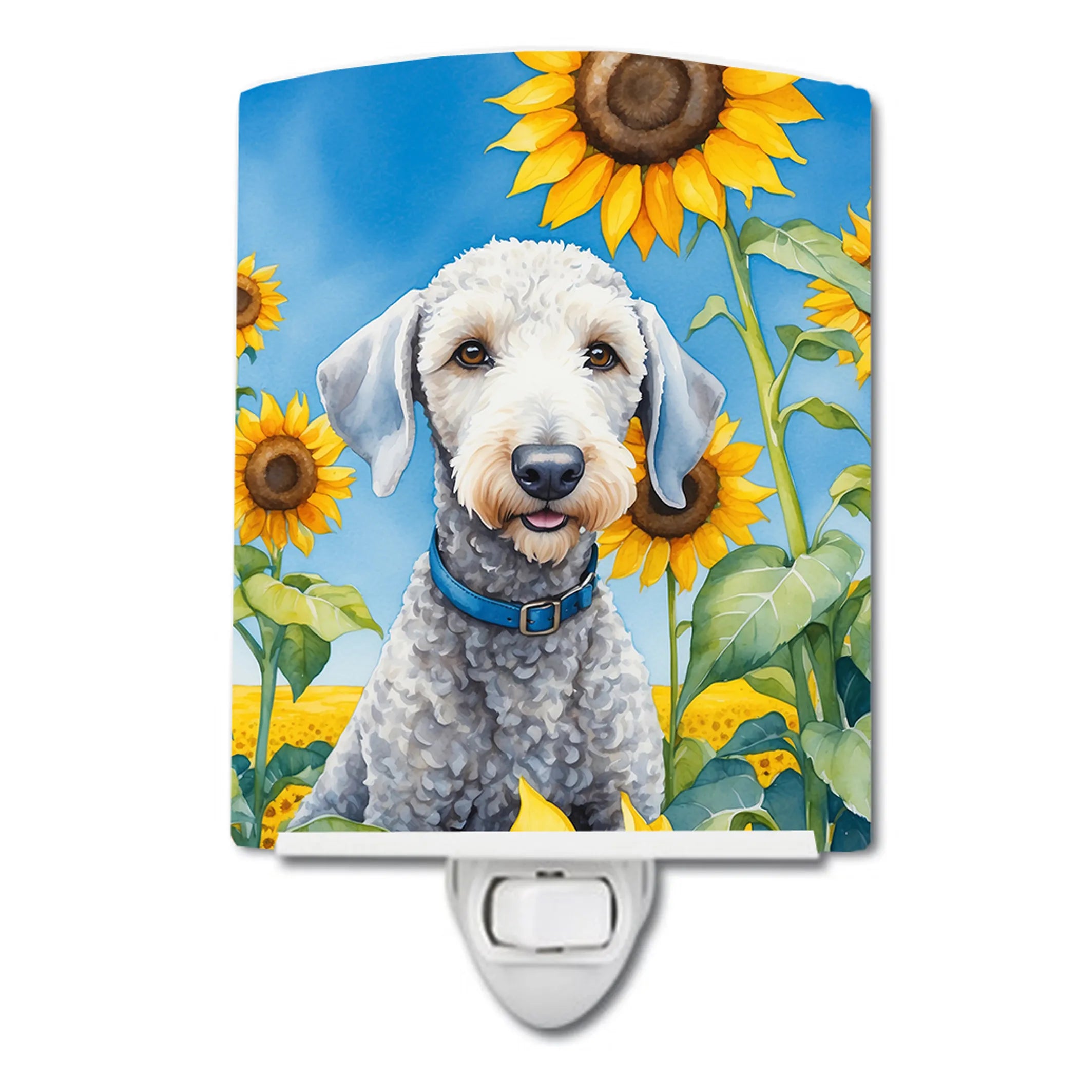 In Sunflowers Ceramic Night Light - Pack Of: 1 | Collection name: In sunflowers