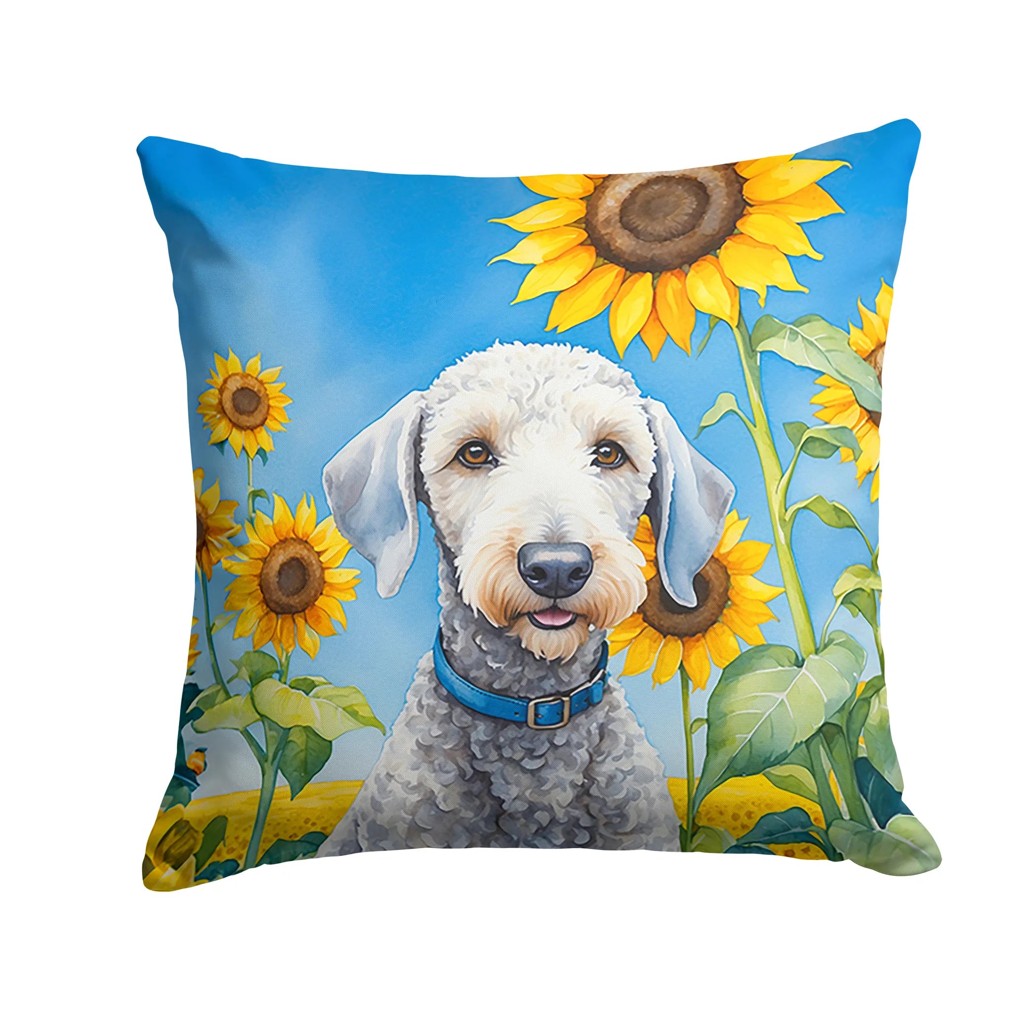 In Sunflowers Throw Pillow - Size: 14HX14W | Pack Of: 1 | Collection name: In sunflowers