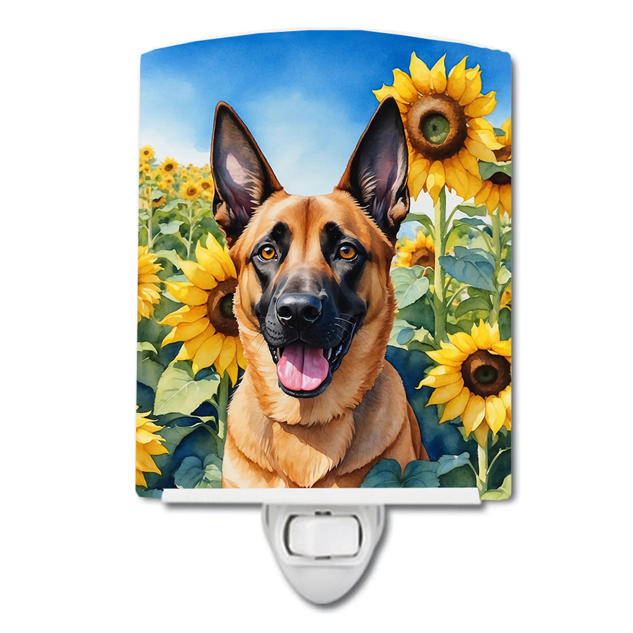 In Sunflowers Ceramic Night Light - Pack Of: 1 | Collection name: In sunflowers