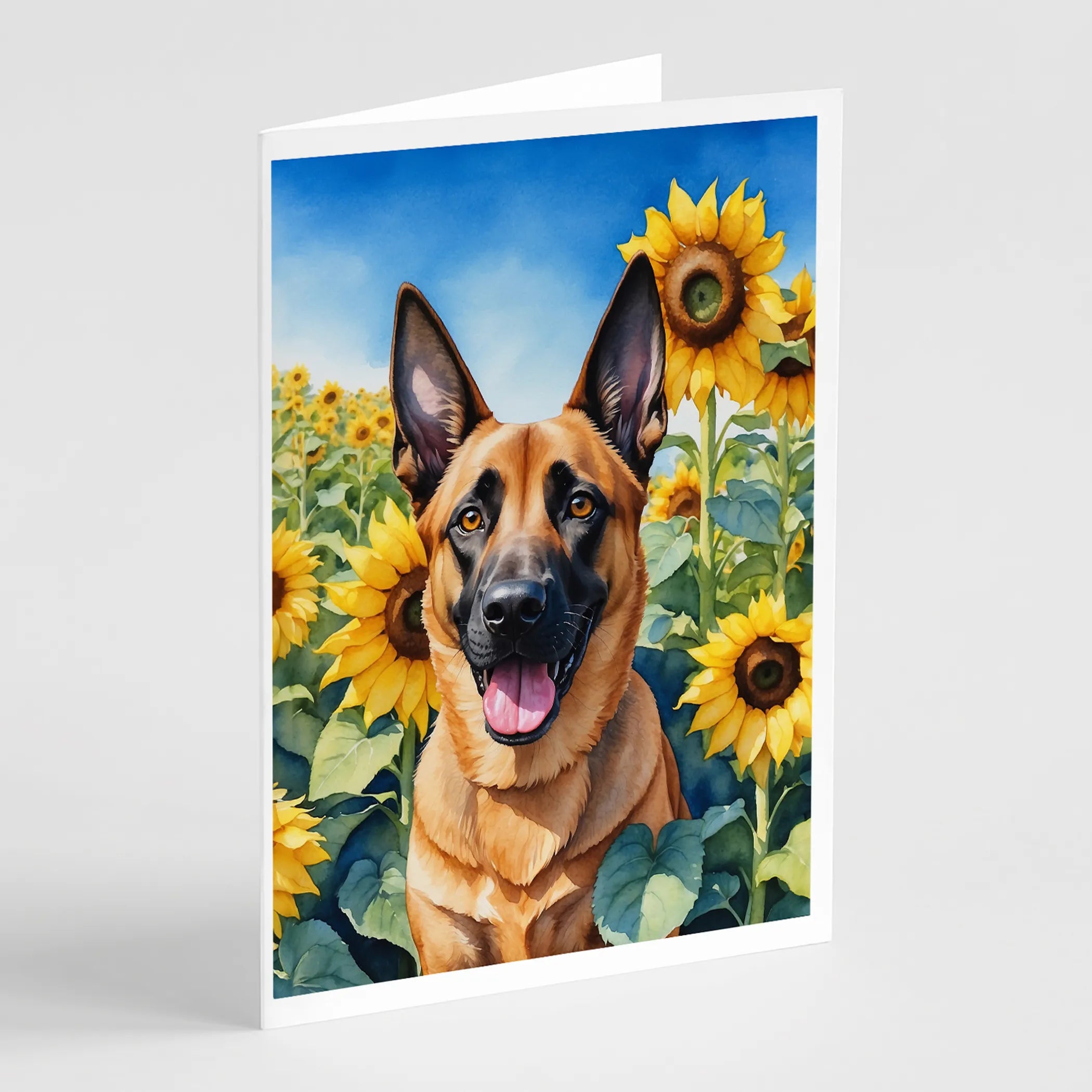In Sunflowers Greeting Cards  - Size: 5X7 | Pack Of: 1 | Collection name: In sunflowers