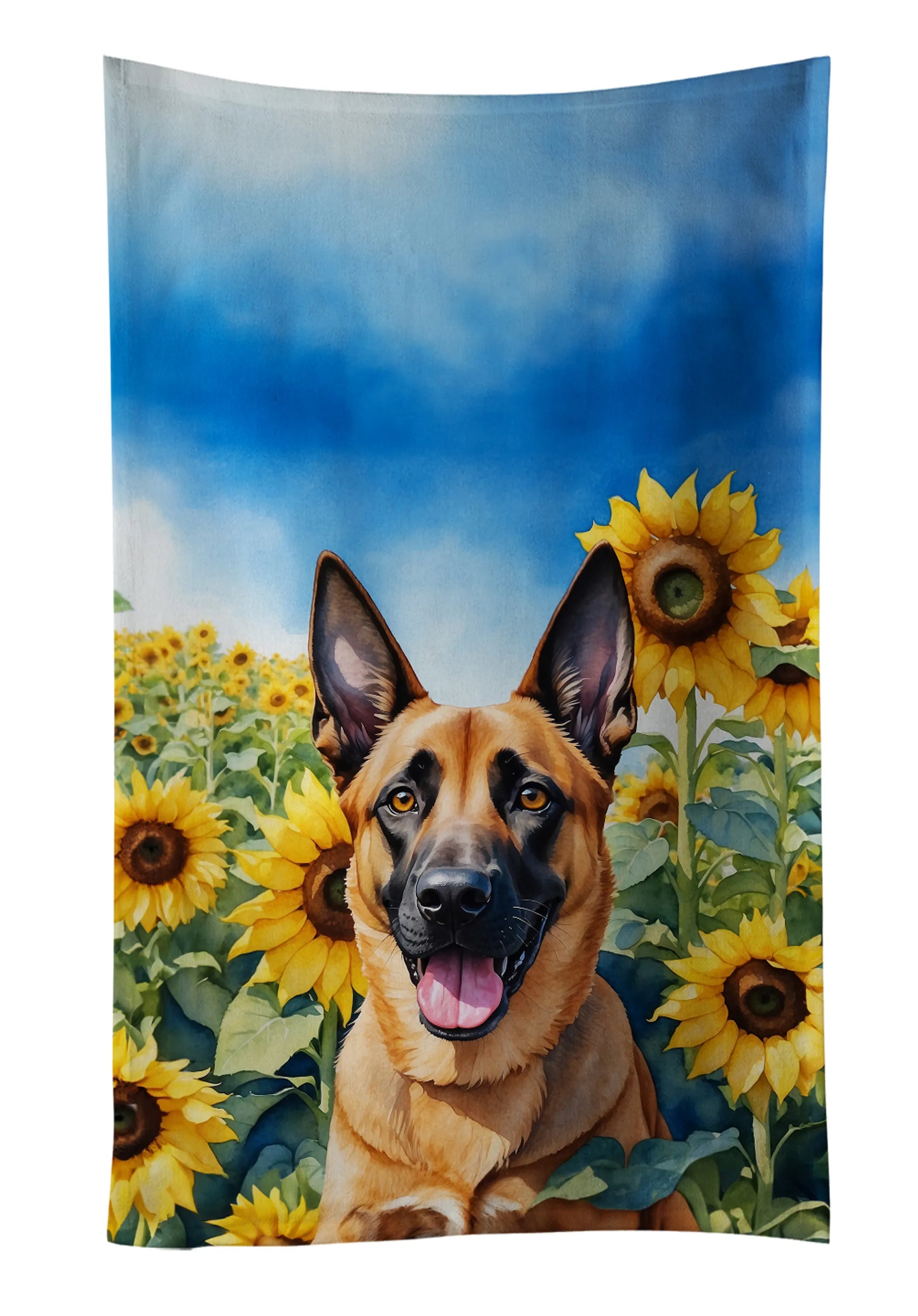 In Sunflowers Kitchen Towel - Size: 25HX15W | Pack Of: 1 | Collection name: In sunflowers