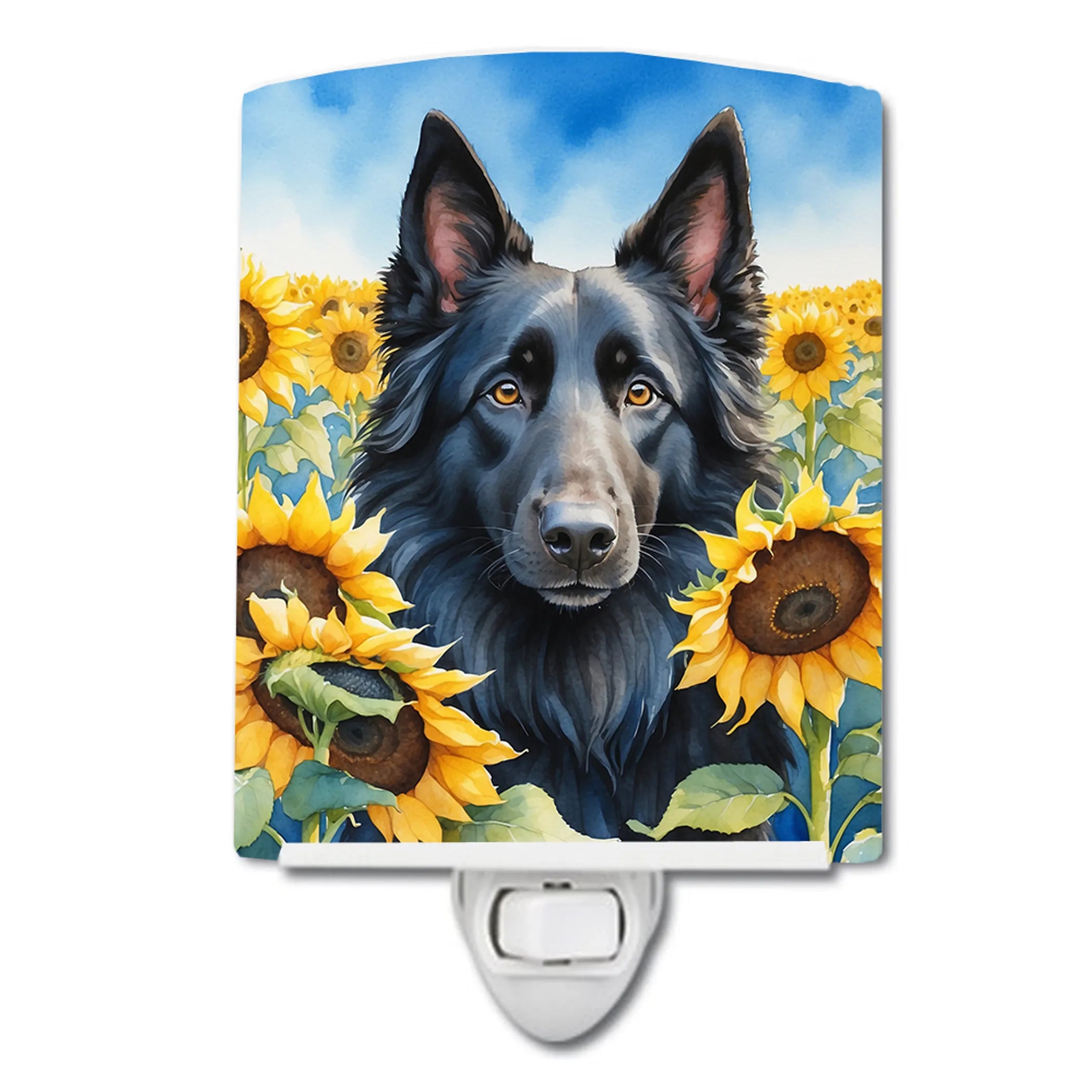 In Sunflowers Ceramic Night Light - Pack Of: 1 | Collection name: In sunflowers