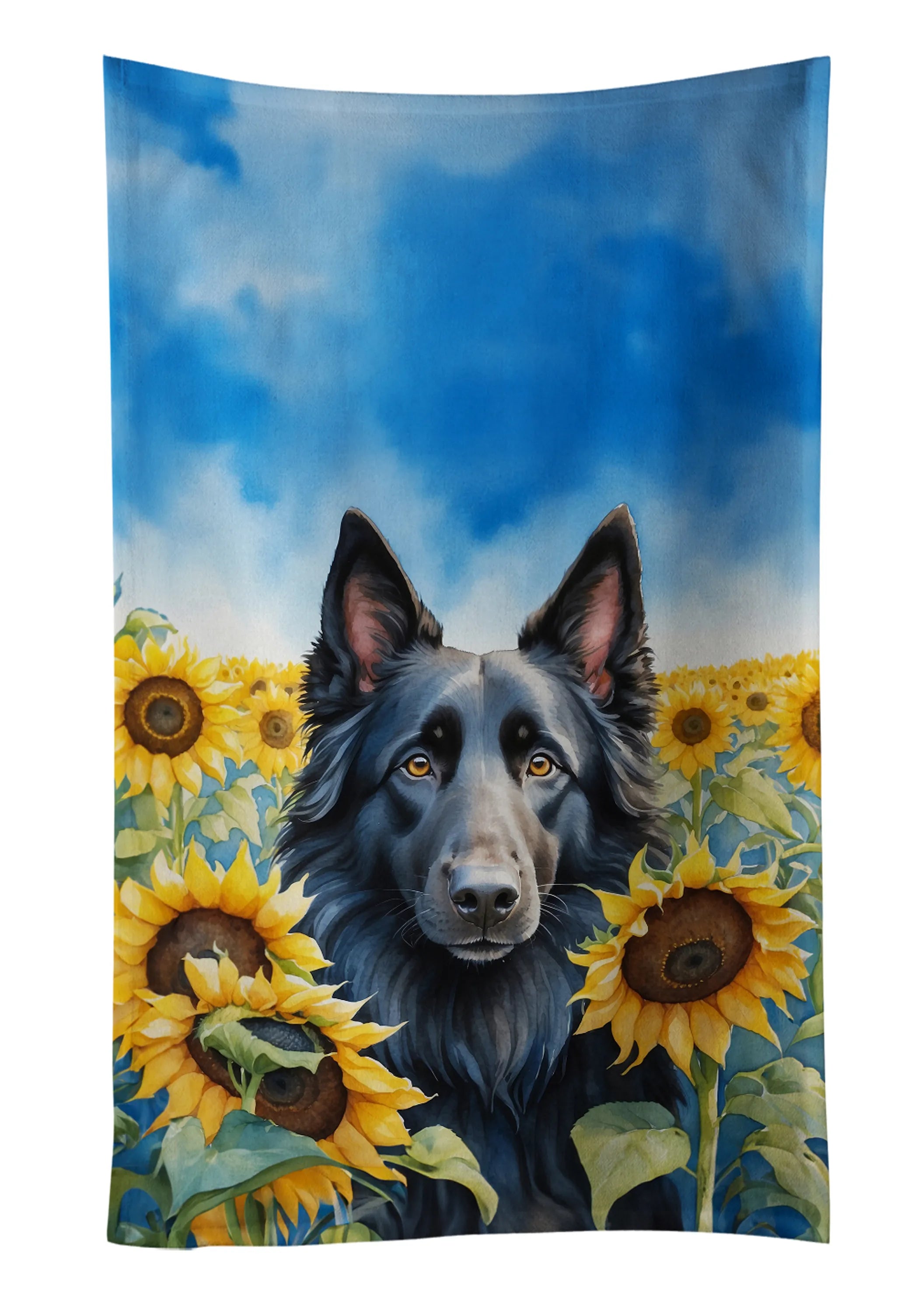 In Sunflowers Kitchen Towel - Size: 25HX15W | Pack Of: 1 | Collection name: In sunflowers