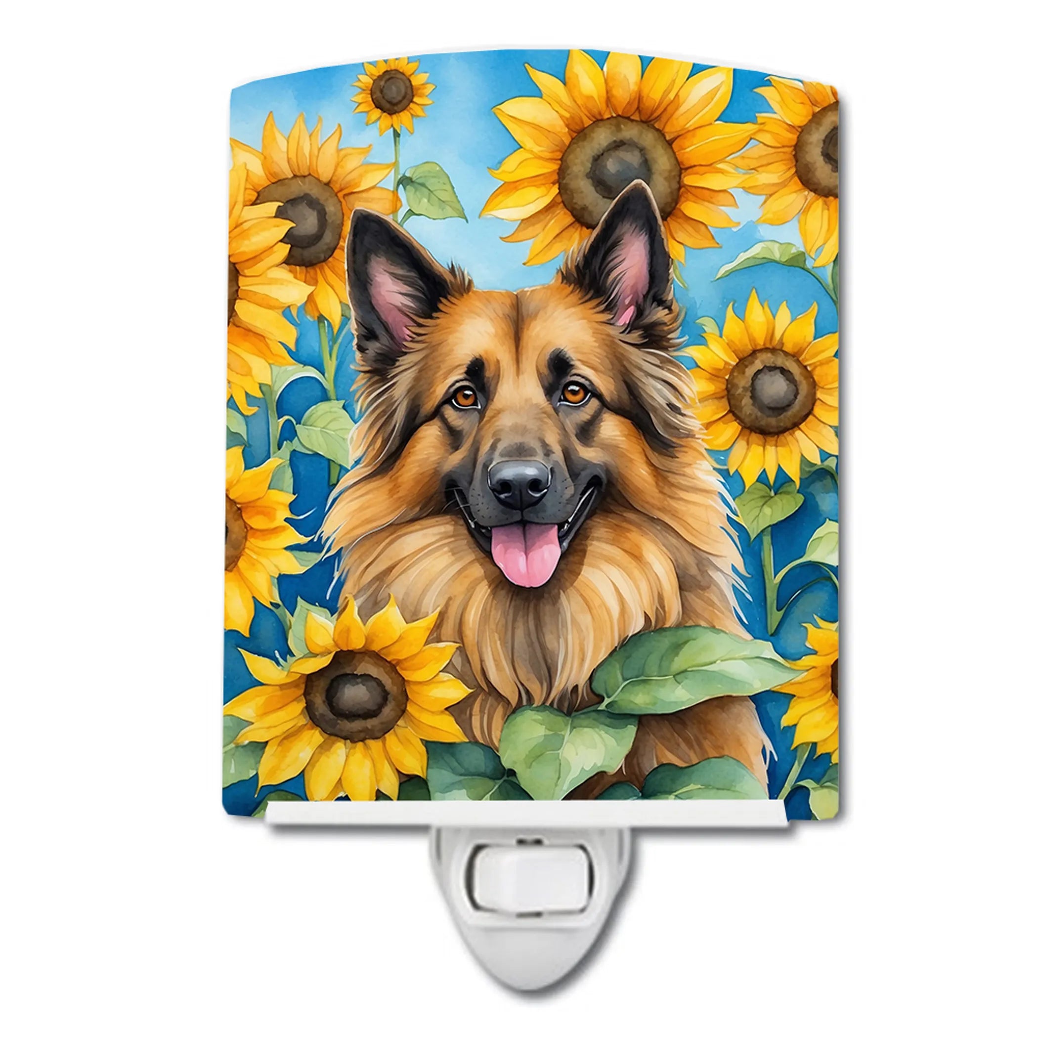 In Sunflowers Ceramic Night Light - Pack Of: 1 | Collection name: In sunflowers