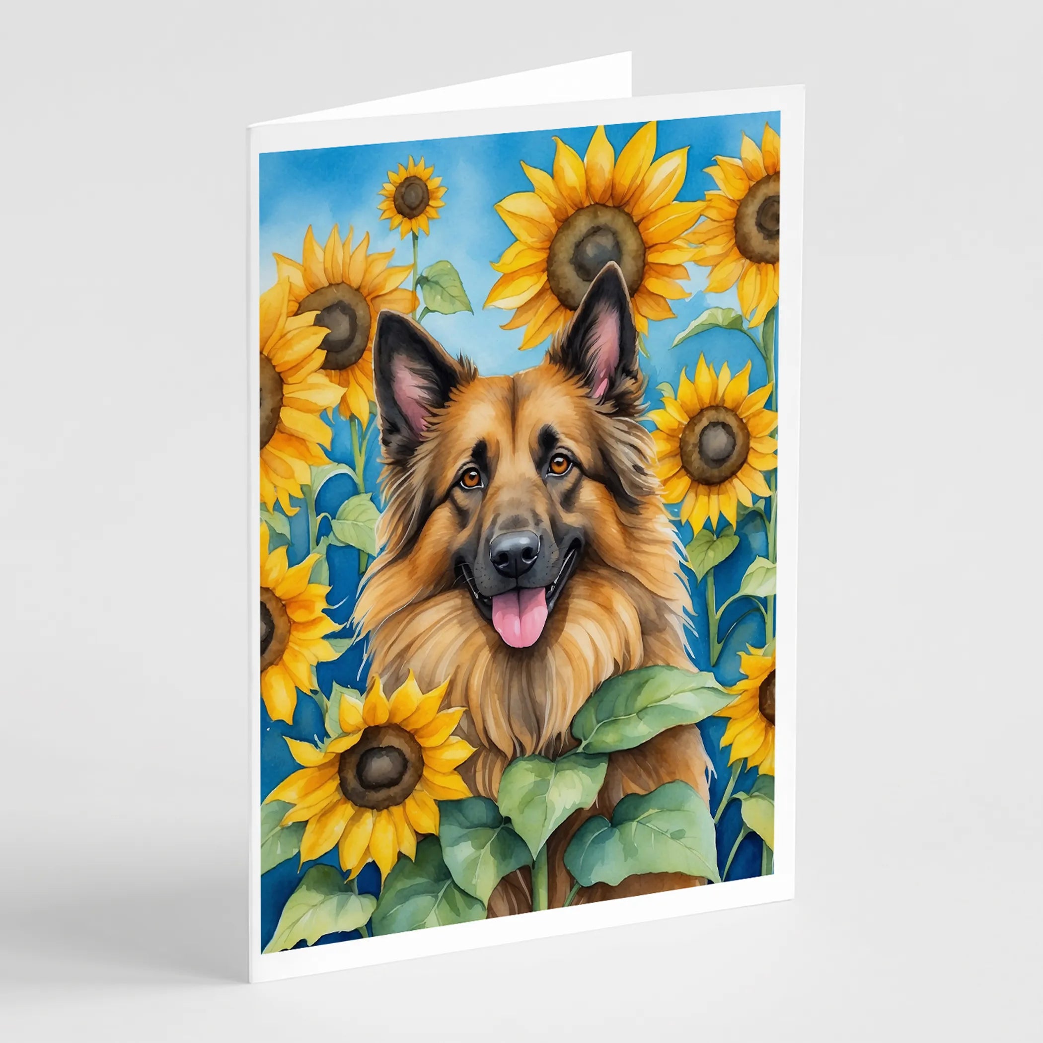 In Sunflowers Greeting Cards  - Size: 5X7 | Pack Of: 1 | Collection name: In sunflowers
