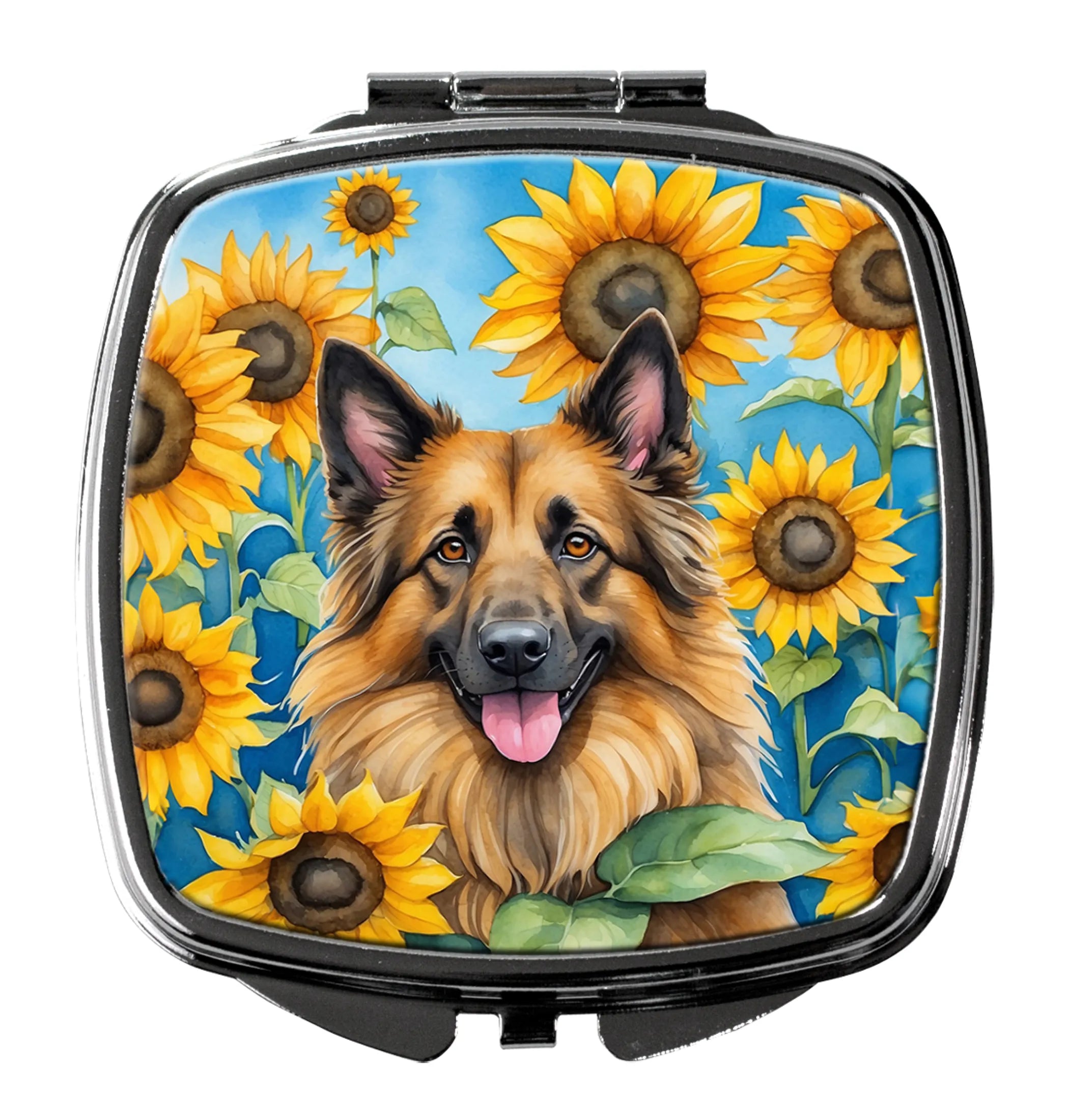 In Sunflowers Compact Mirror - Pack Of: 1 | Collection name: In sunflowers