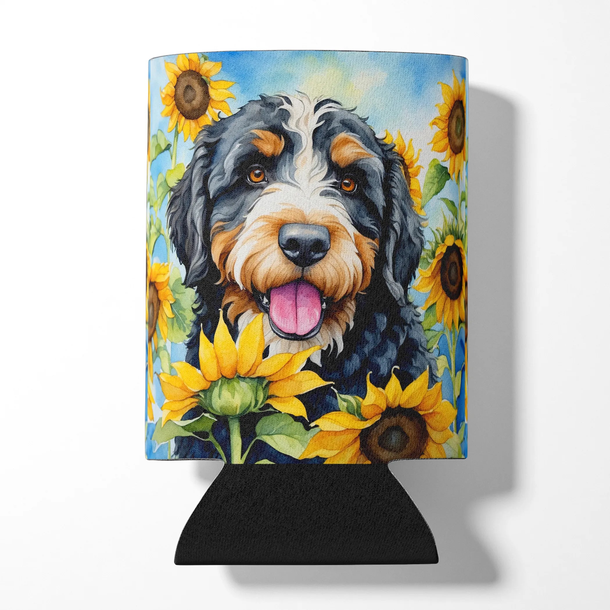 In Sunflowers Can or Bottle Hugger - Size: CAN HUGGER | Pack Of: 1 | Collection name: In sunflowers