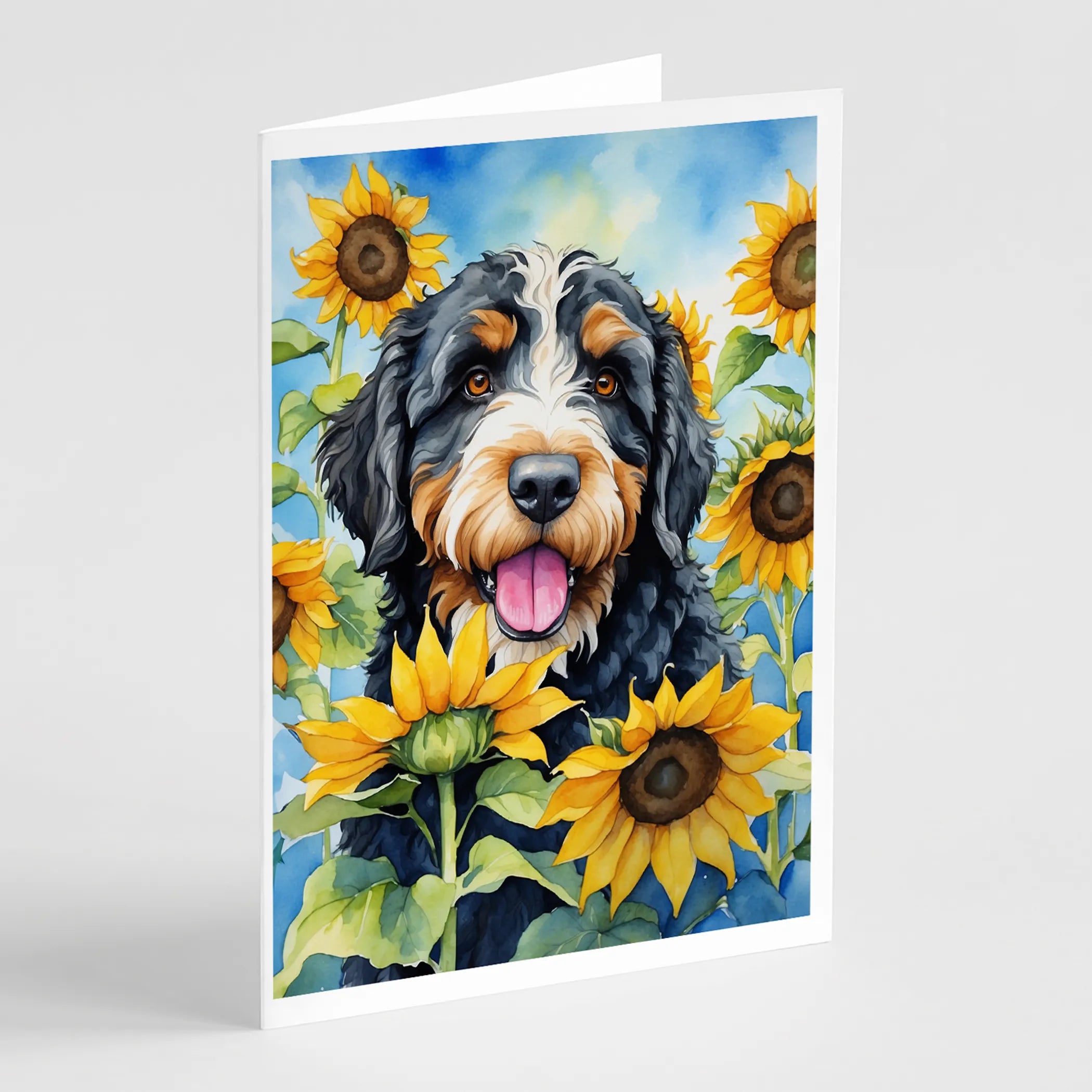 In Sunflowers Greeting Cards  - Size: 5X7 | Pack Of: 1 | Collection name: In sunflowers