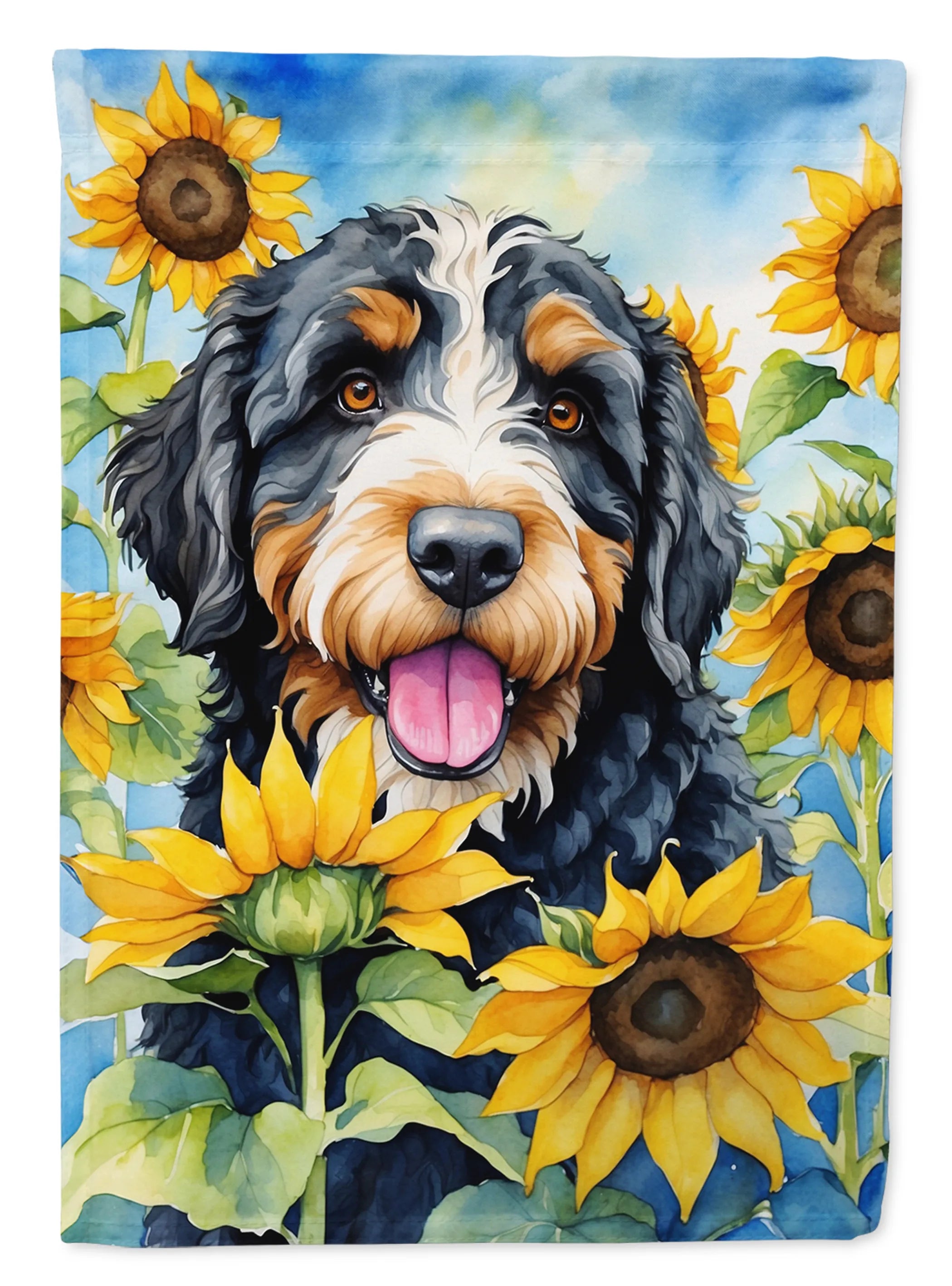 In Sunflowers Decorative Flag - Size: GARDEN SIZE | Pack Of: 1 | Collection name: In sunflowers