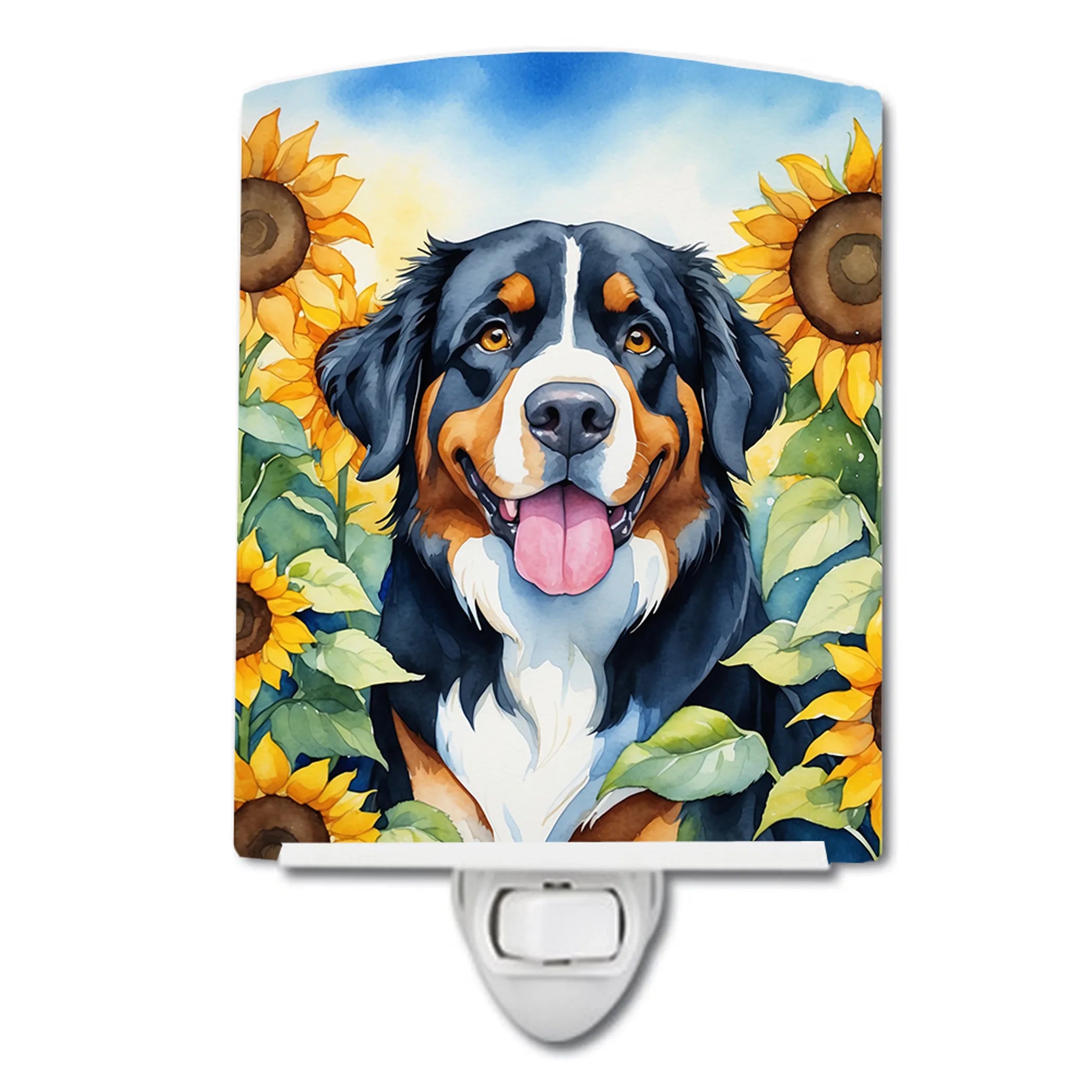 In Sunflowers Ceramic Night Light - Pack Of: 1 | Collection name: In sunflowers