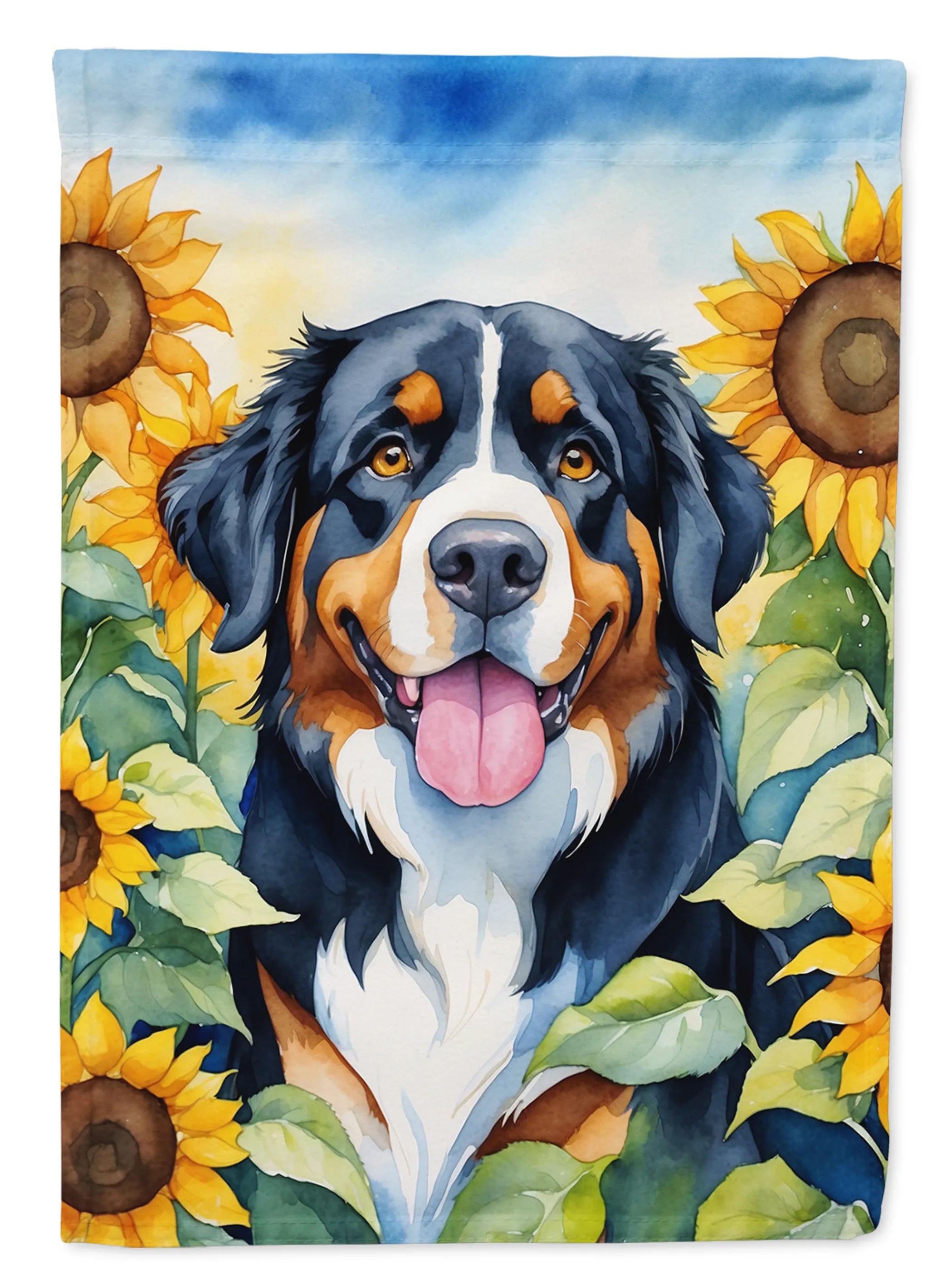 In Sunflowers Decorative Flag - Size: GARDEN SIZE | Pack Of: 1 | Collection name: In sunflowers
