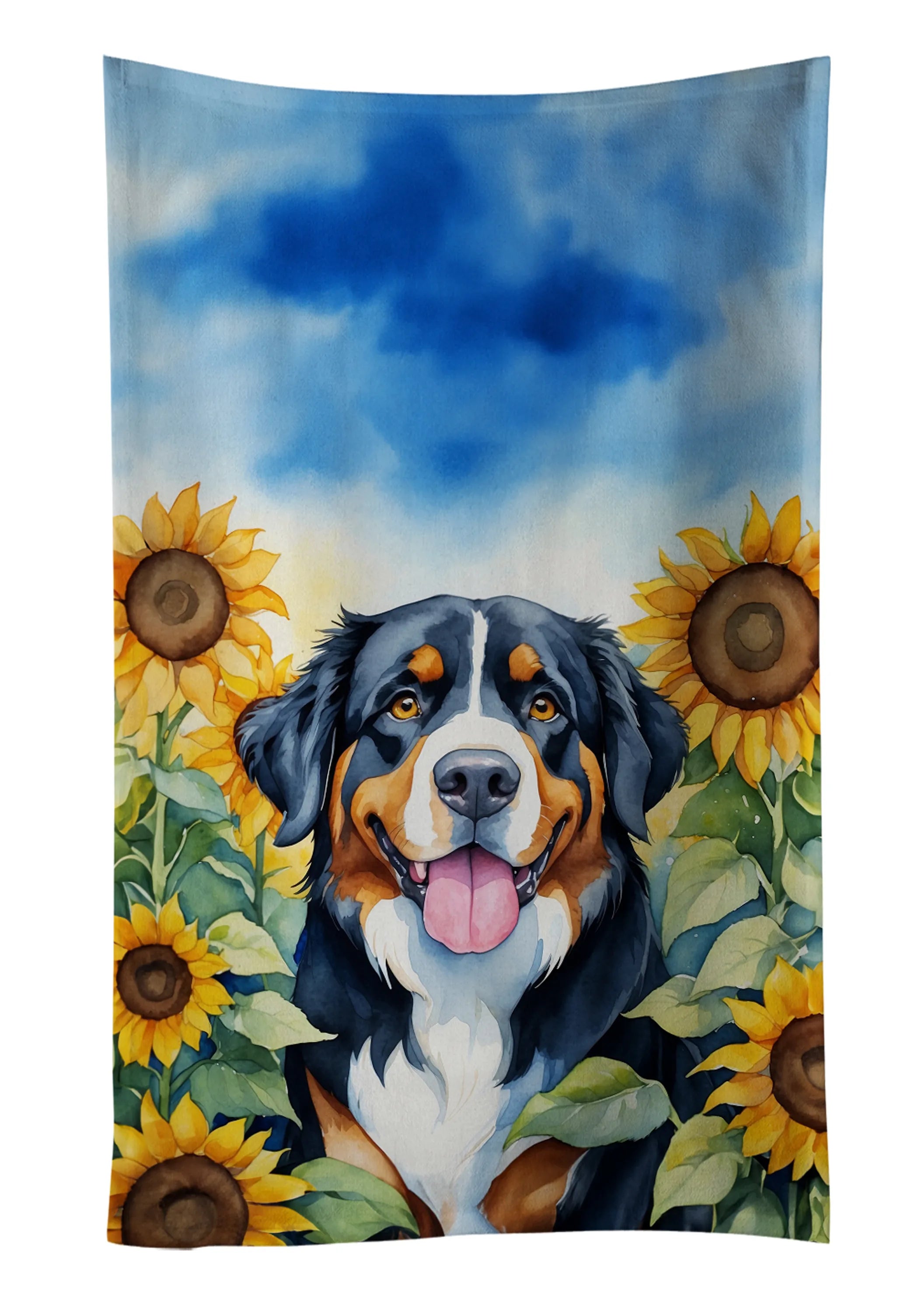 In Sunflowers Kitchen Towel - Size: 25HX15W | Pack Of: 1 | Collection name: In sunflowers