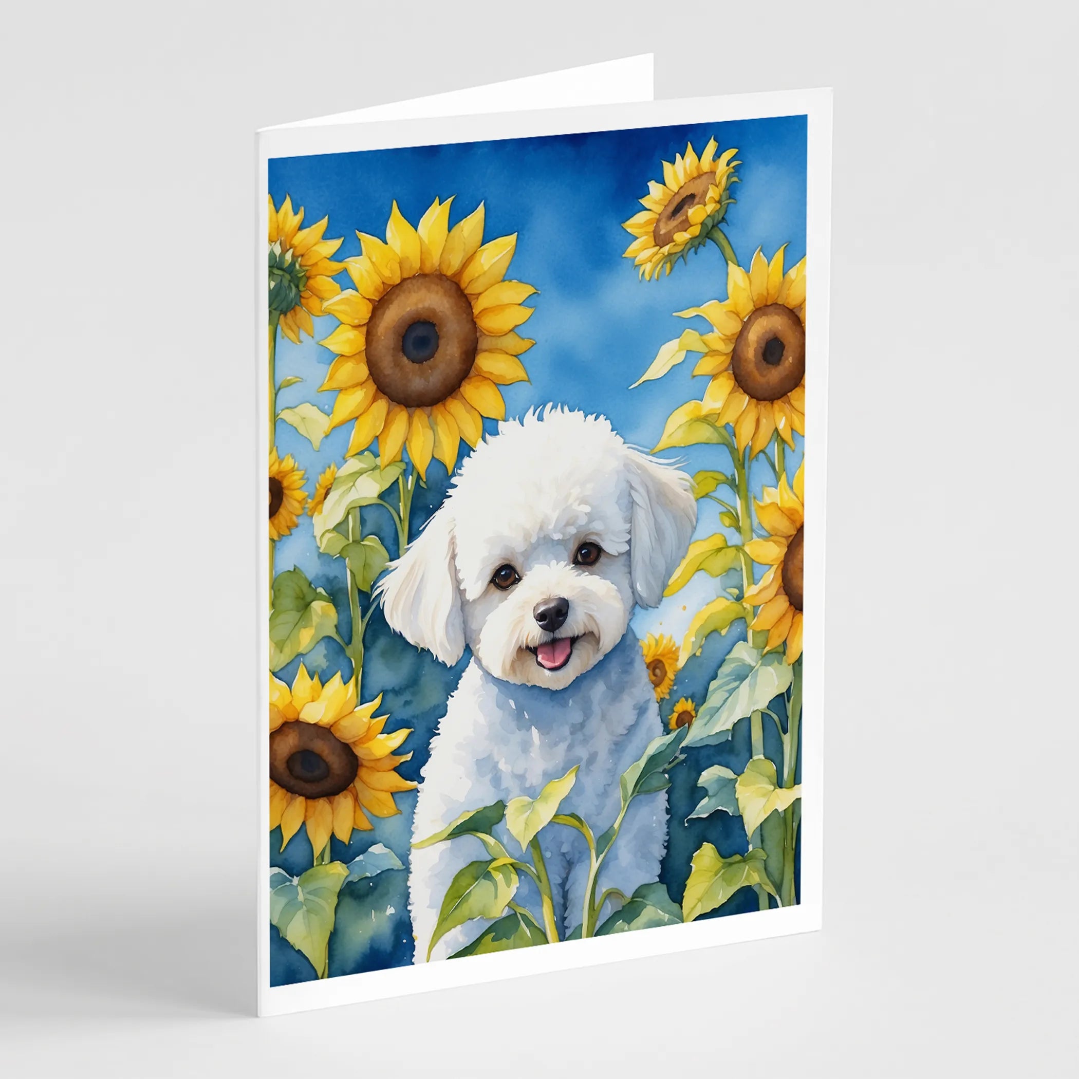 In Sunflowers Greeting Cards  - Size: 5X7 | Pack Of: 1 | Collection name: In sunflowers