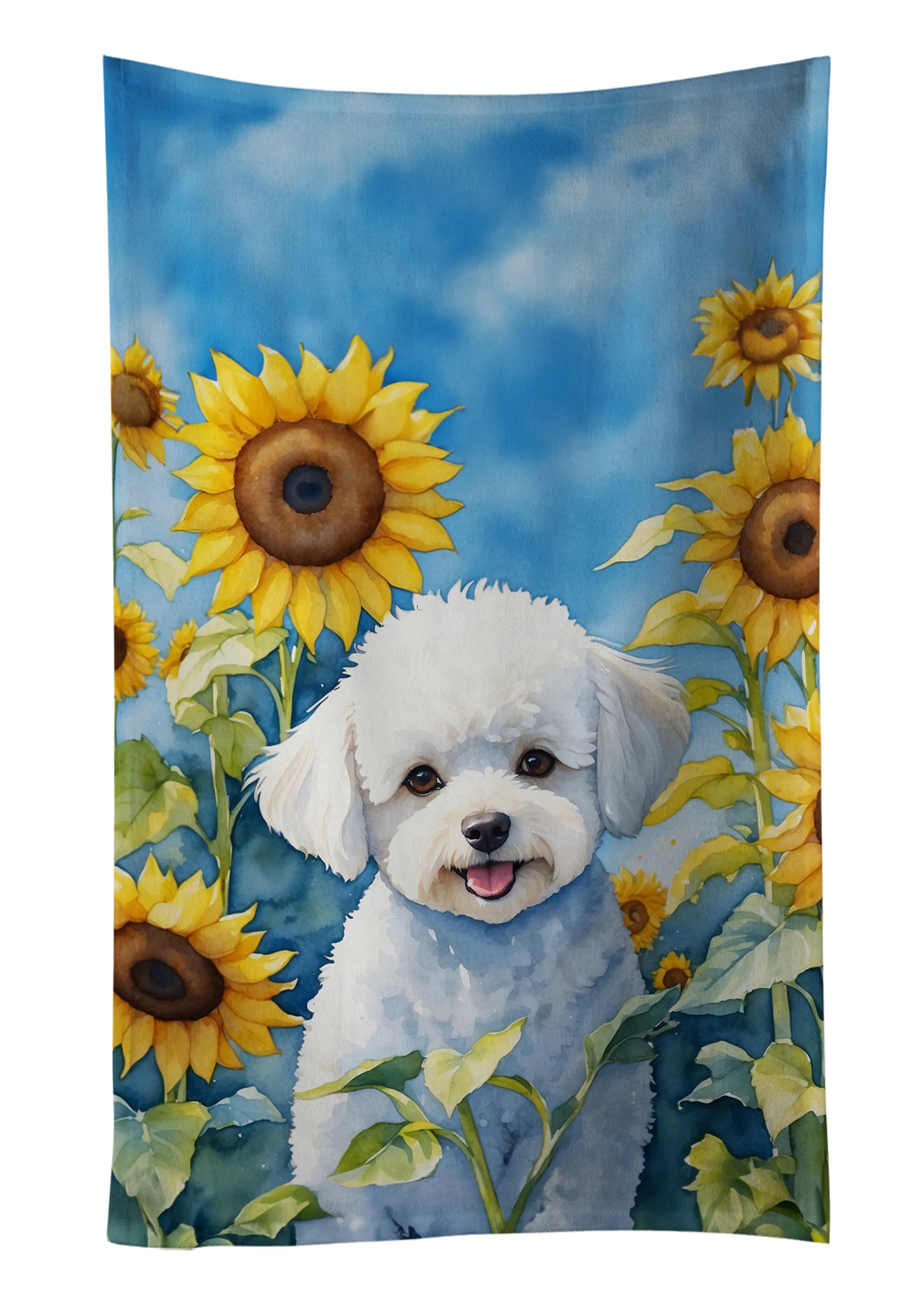 In Sunflowers Kitchen Towel - Size: 25HX15W | Pack Of: 1 | Collection name: In sunflowers