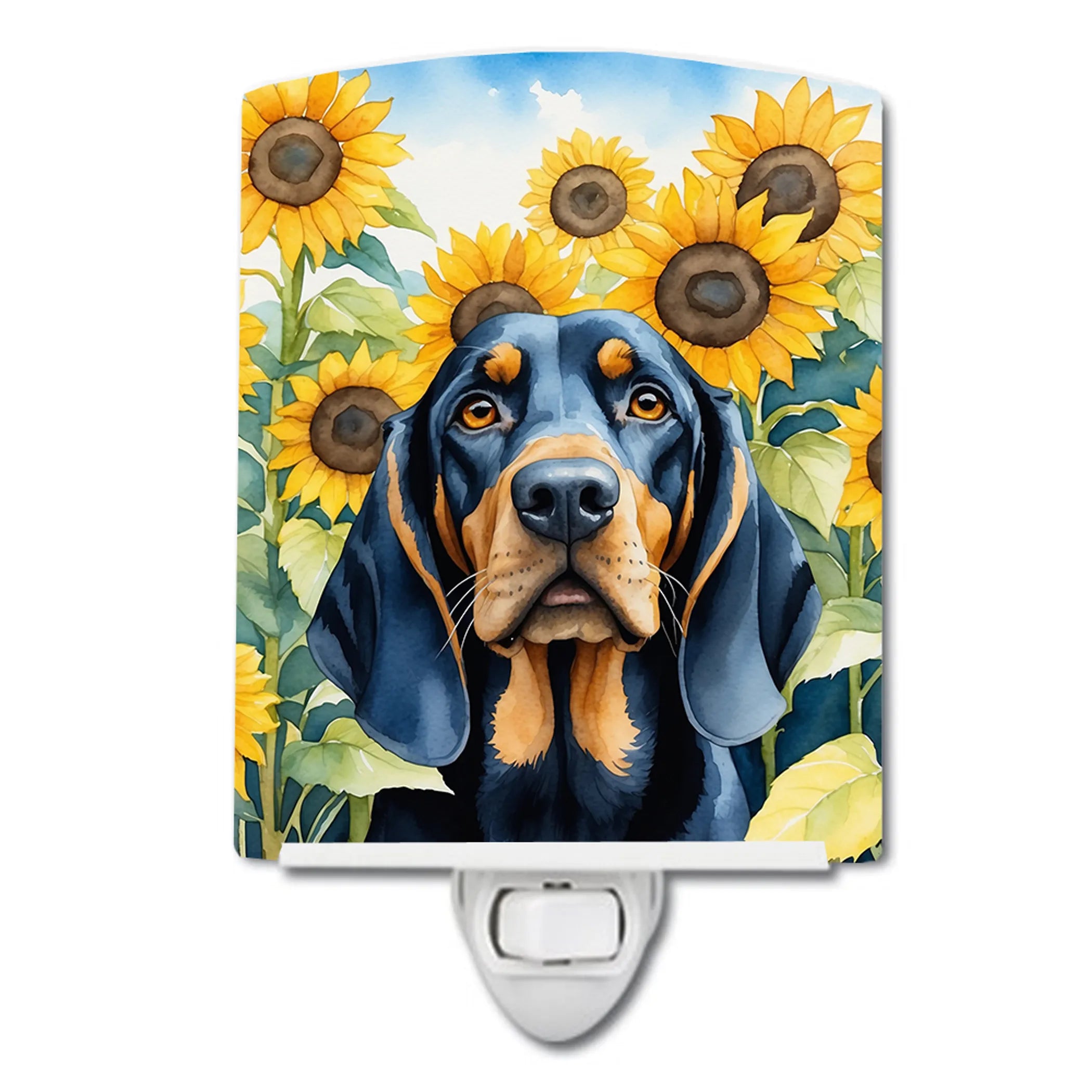 In Sunflowers Ceramic Night Light - Pack Of: 1 | Collection name: In sunflowers
