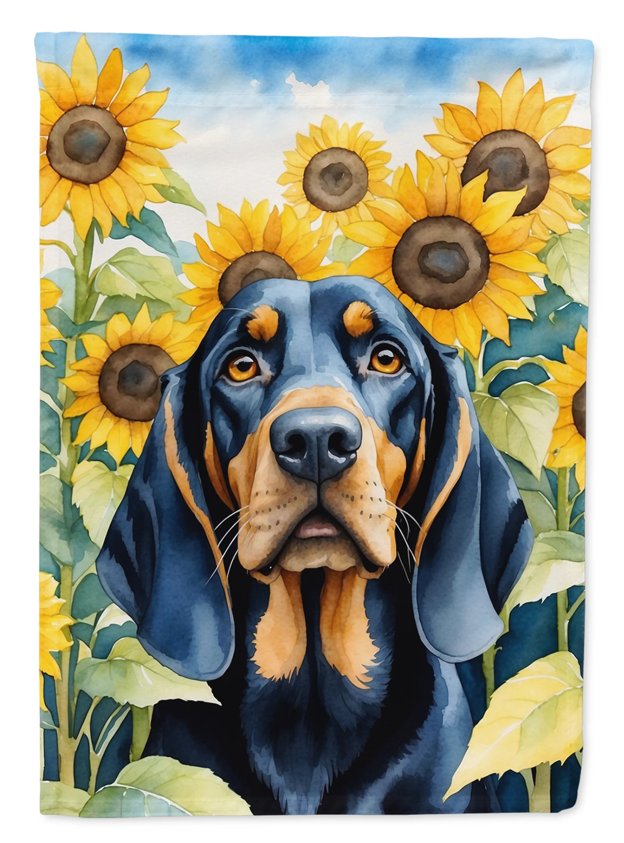 In Sunflowers Decorative Flag - Size: GARDEN SIZE | Pack Of: 1 | Collection name: In sunflowers