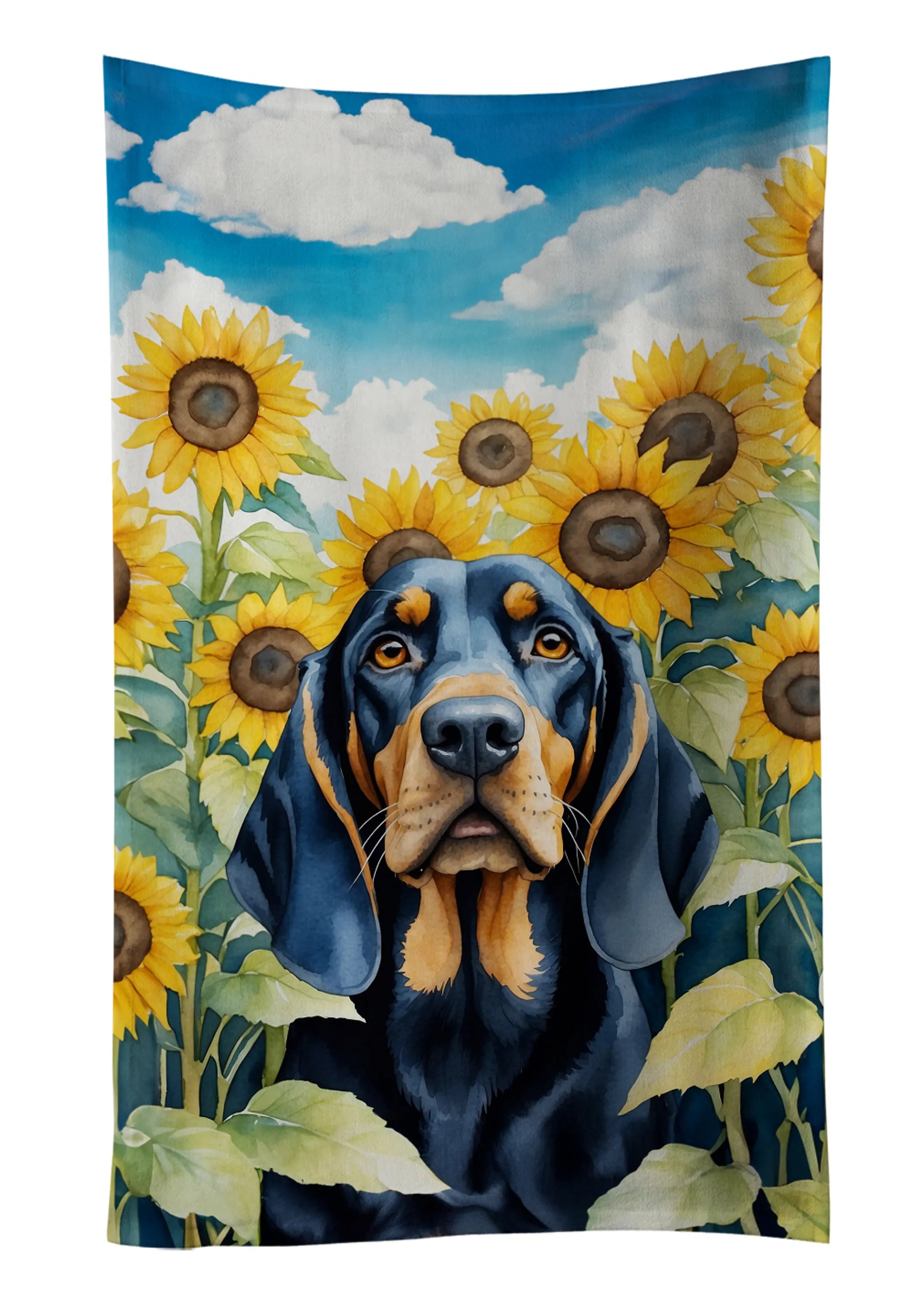 In Sunflowers Kitchen Towel - Size: 25HX15W | Pack Of: 1 | Collection name: In sunflowers