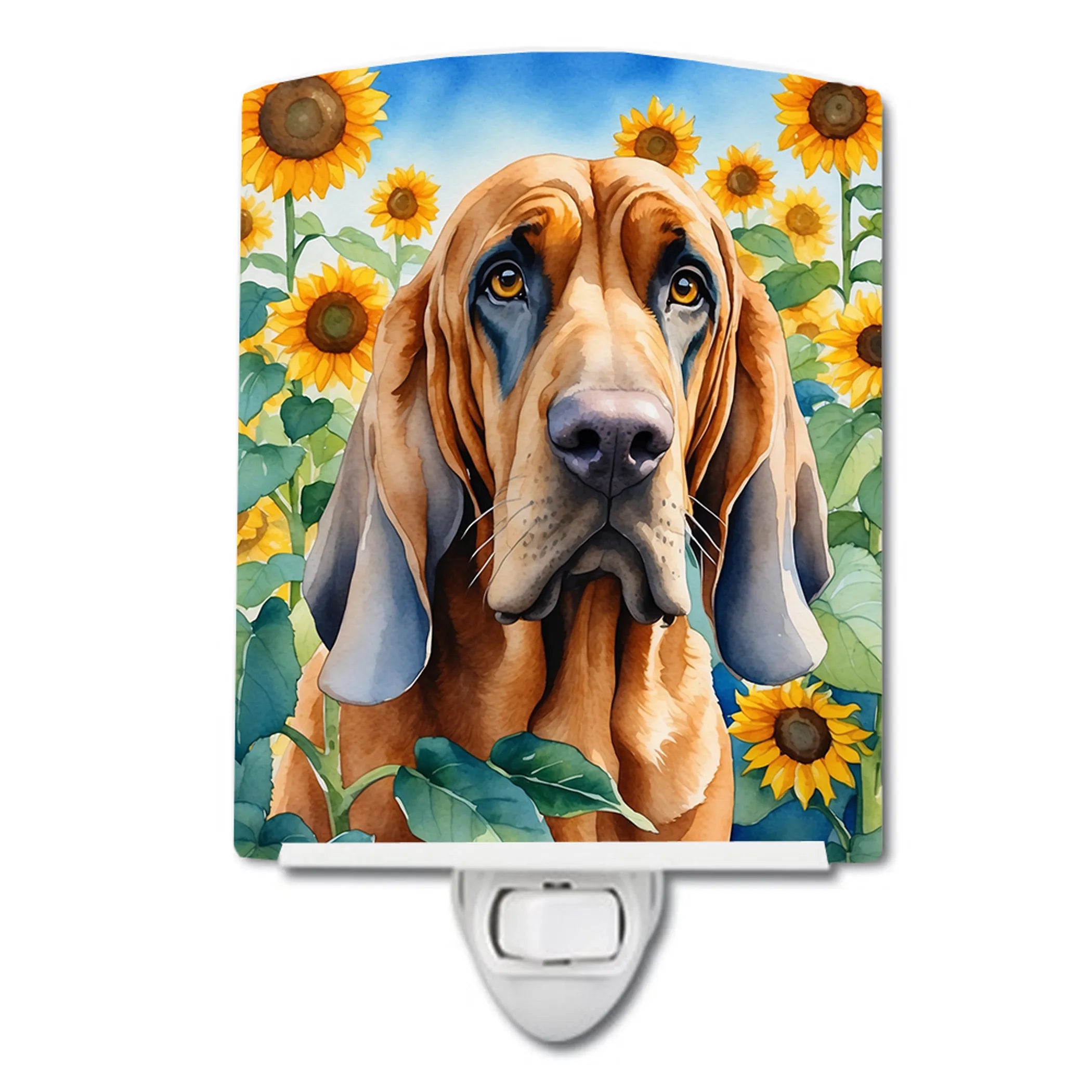 In Sunflowers Ceramic Night Light - Pack Of: 1 | Collection name: In sunflowers