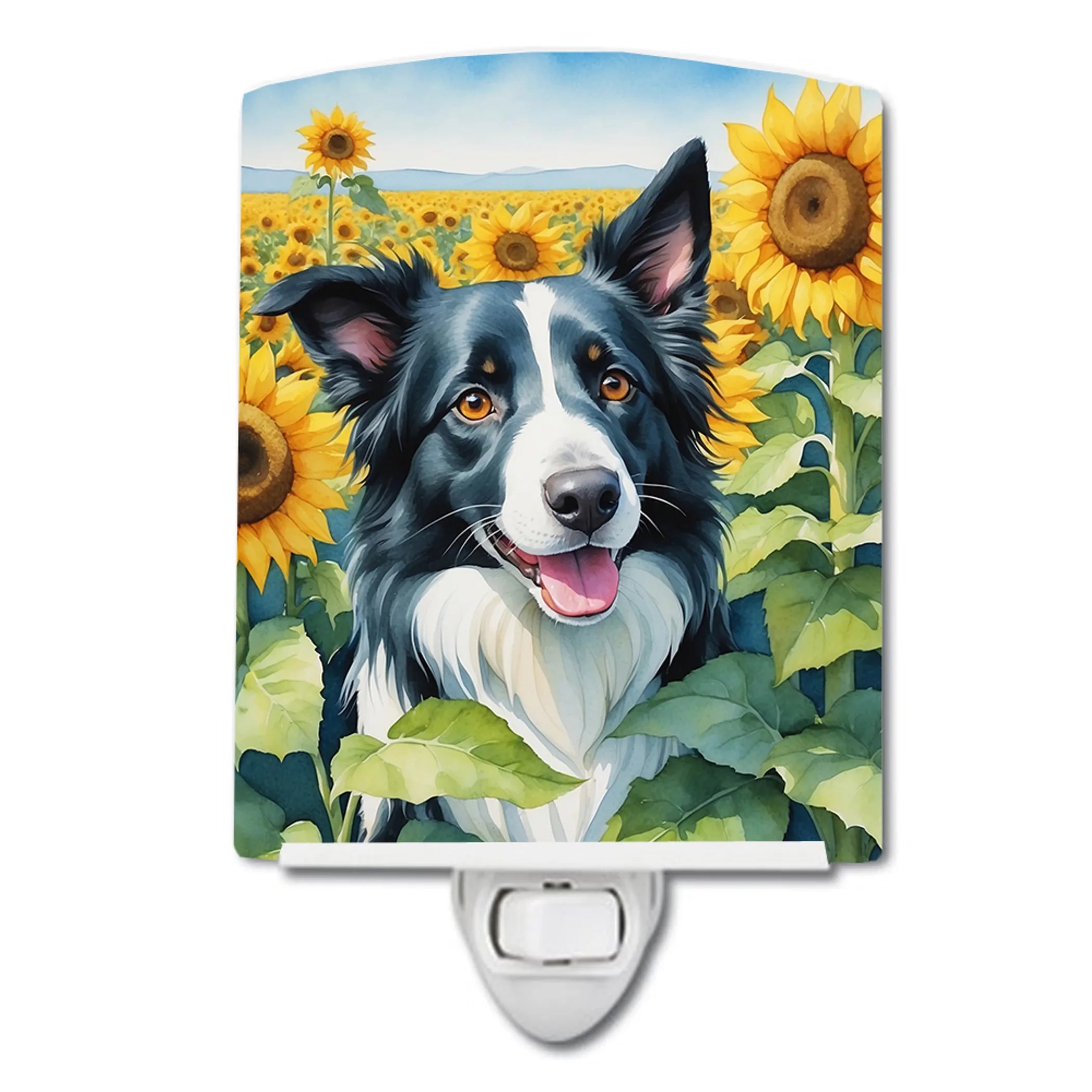 In Sunflowers Ceramic Night Light - Pack Of: 1 | Collection name: In sunflowers