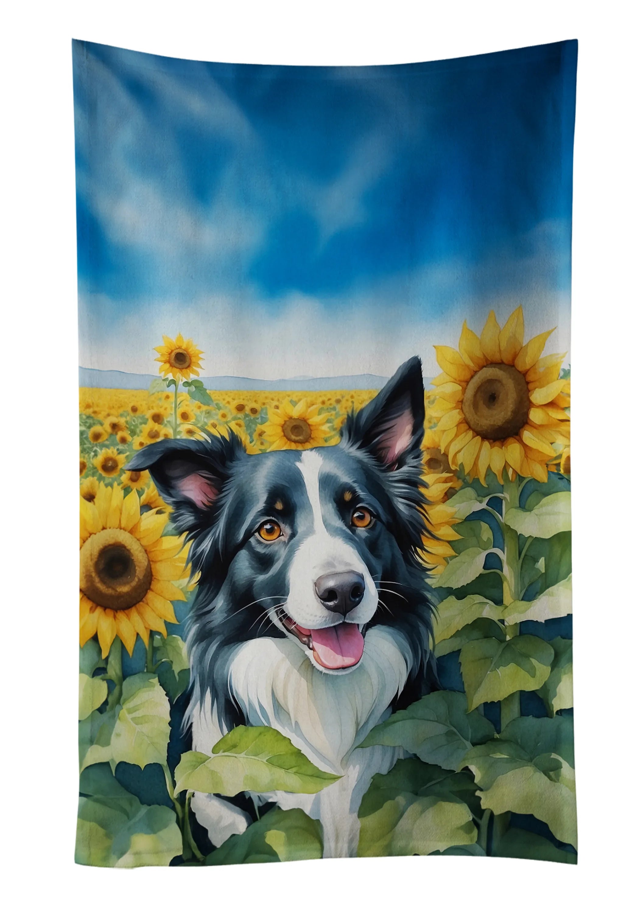 In Sunflowers Kitchen Towel - Size: 25HX15W | Pack Of: 1 | Collection name: In sunflowers