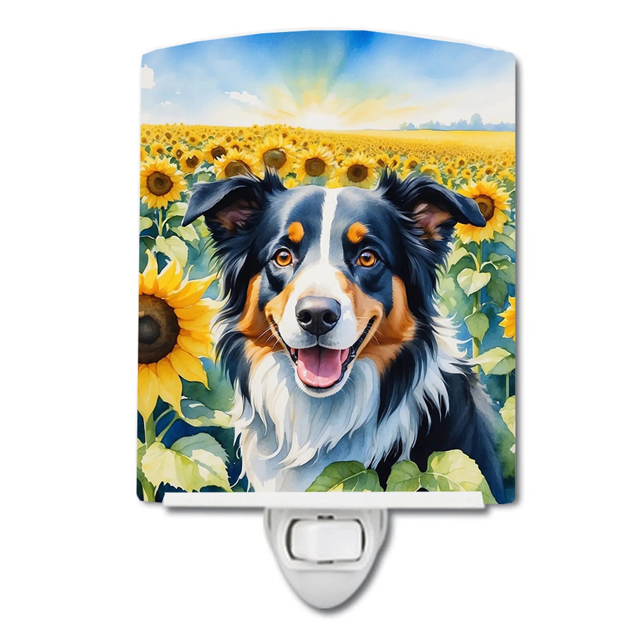In Sunflowers Ceramic Night Light - Pack Of: 1 | Collection name: In sunflowers