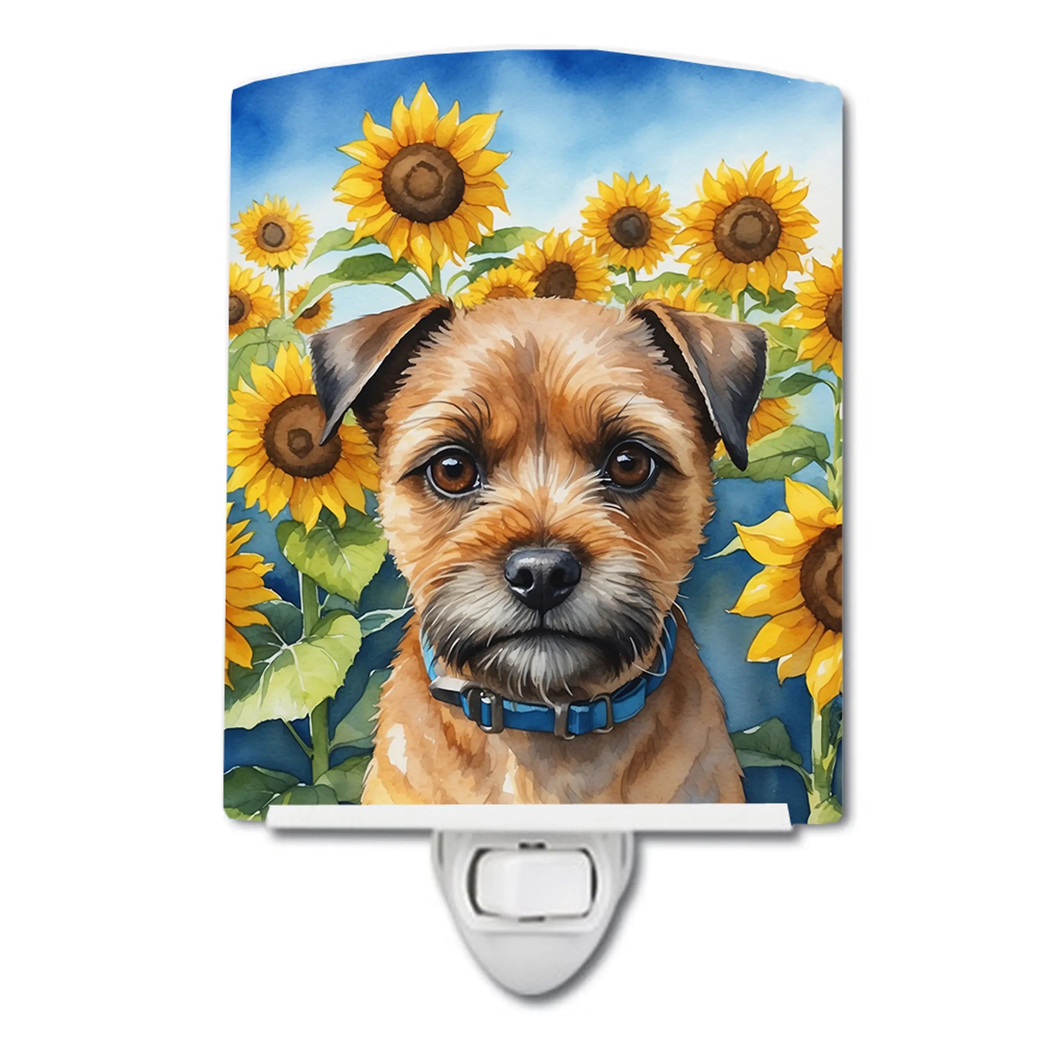 In Sunflowers Ceramic Night Light - Pack Of: 1 | Collection name: In sunflowers