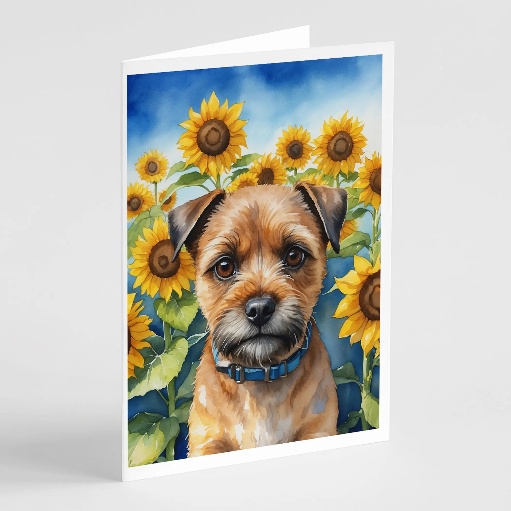 In Sunflowers Greeting Cards  - Size: 5X7 | Pack Of: 1 | Collection name: In sunflowers