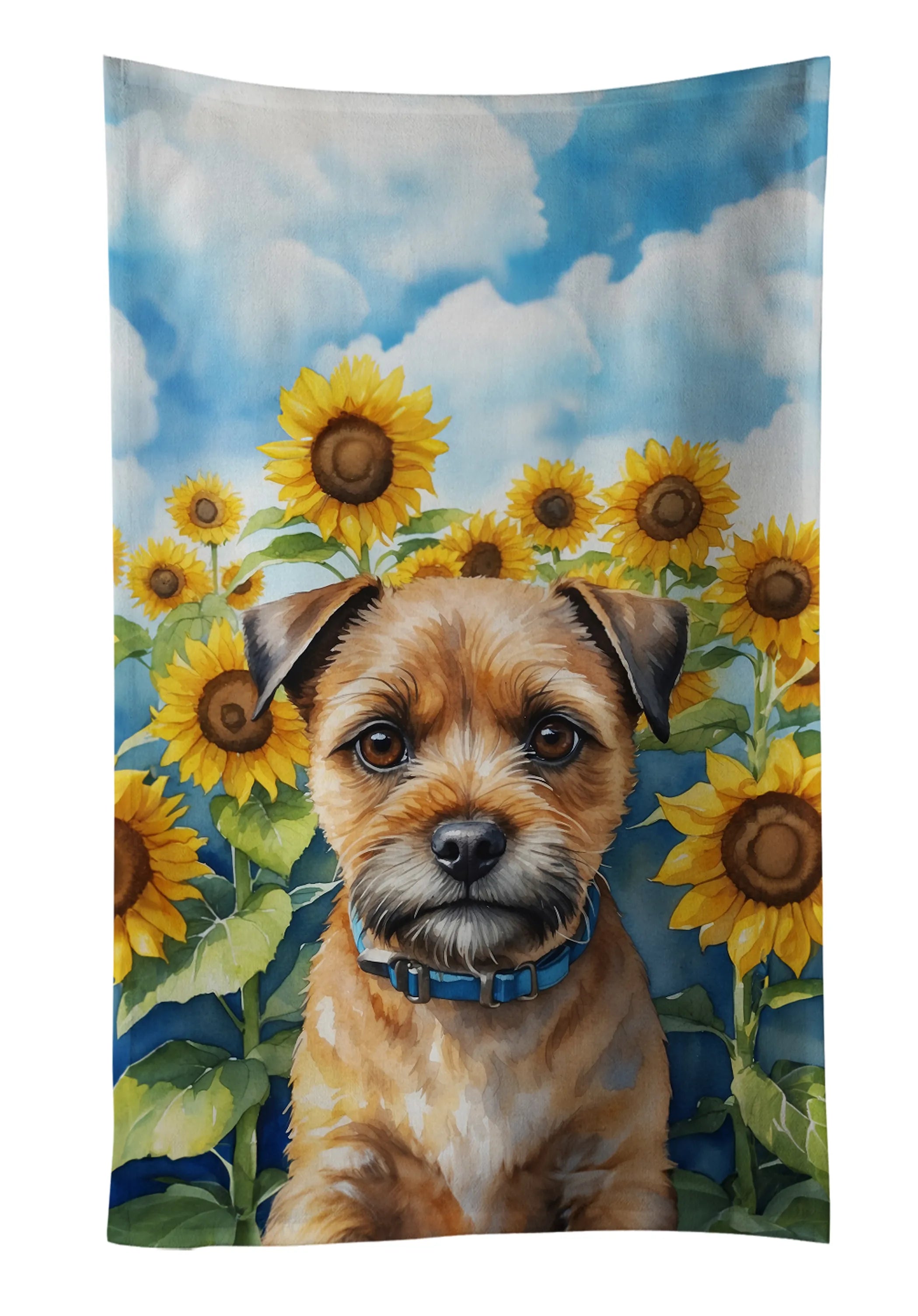 In Sunflowers Kitchen Towel - Size: 25HX15W | Pack Of: 1 | Collection name: In sunflowers