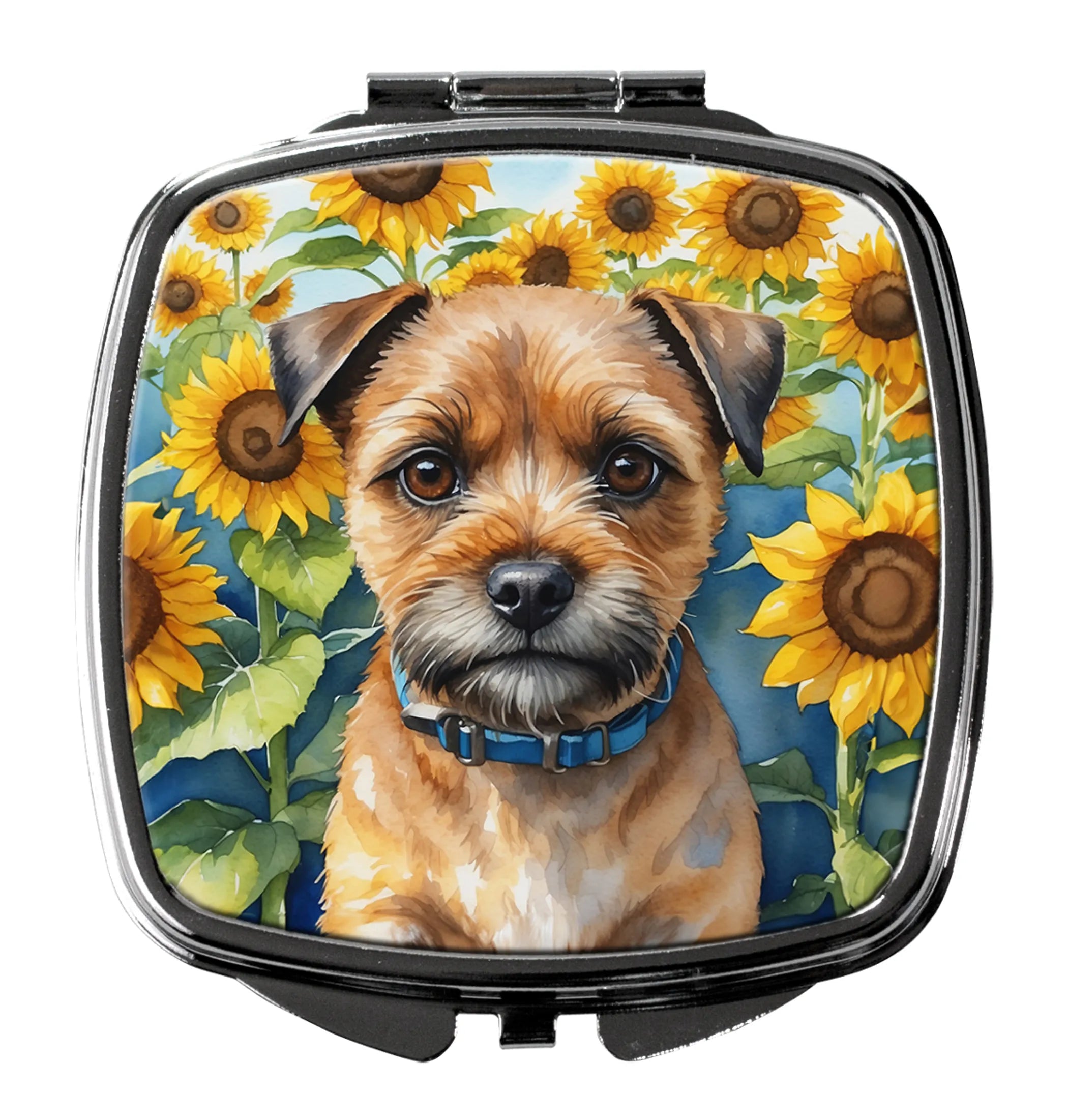 In Sunflowers Compact Mirror - Pack Of: 1 | Collection name: In sunflowers