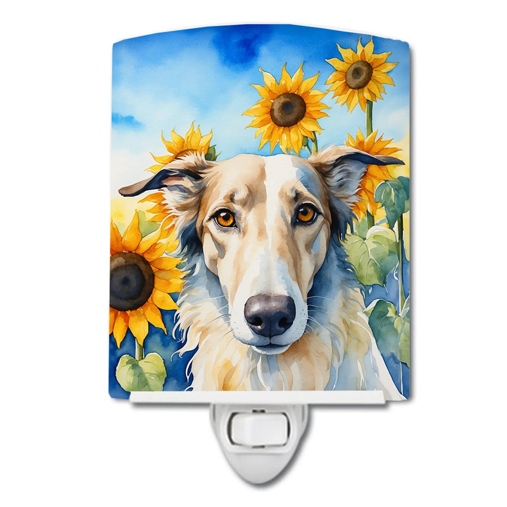 In Sunflowers Ceramic Night Light - Pack Of: 1 | Collection name: In sunflowers