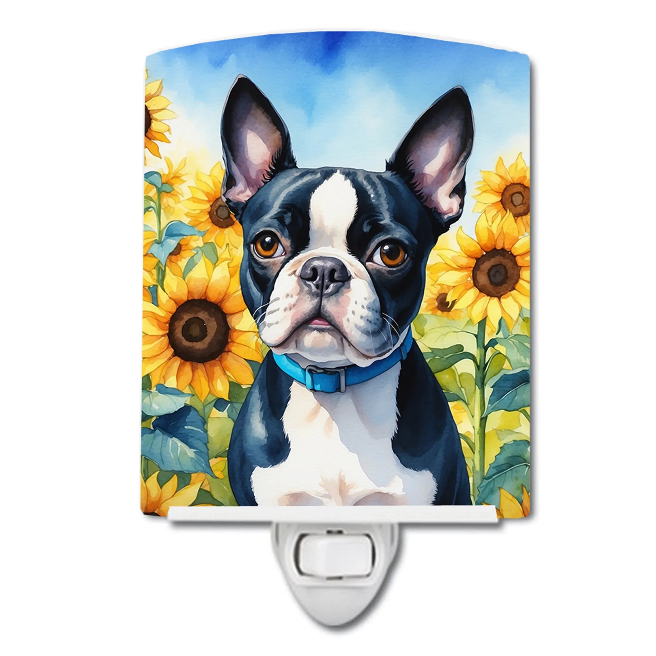 In Sunflowers Ceramic Night Light - Pack Of: 1 | Collection name: In sunflowers