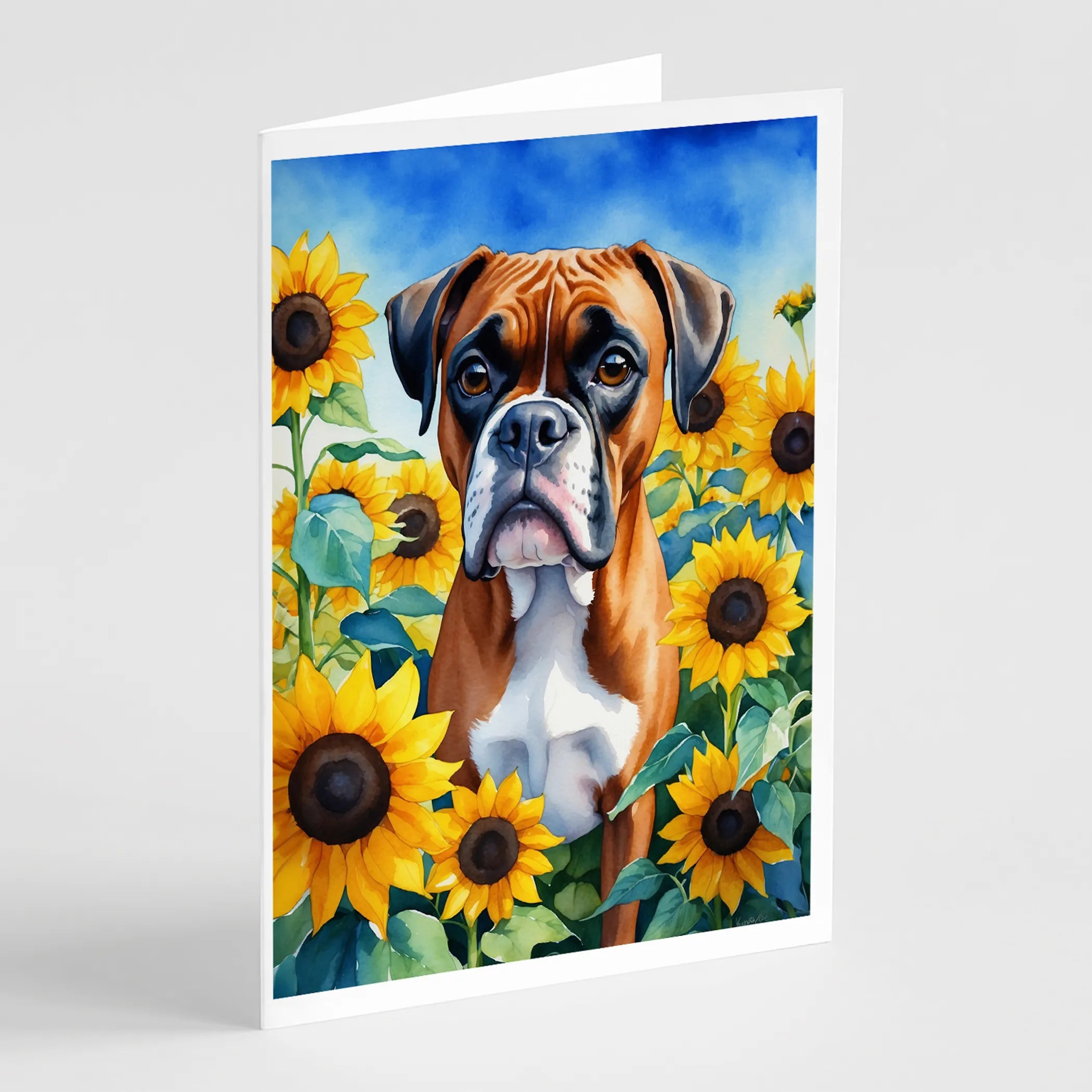 In Sunflowers Greeting Cards  - Size: 5X7 | Pack Of: 1 | Collection name: In sunflowers