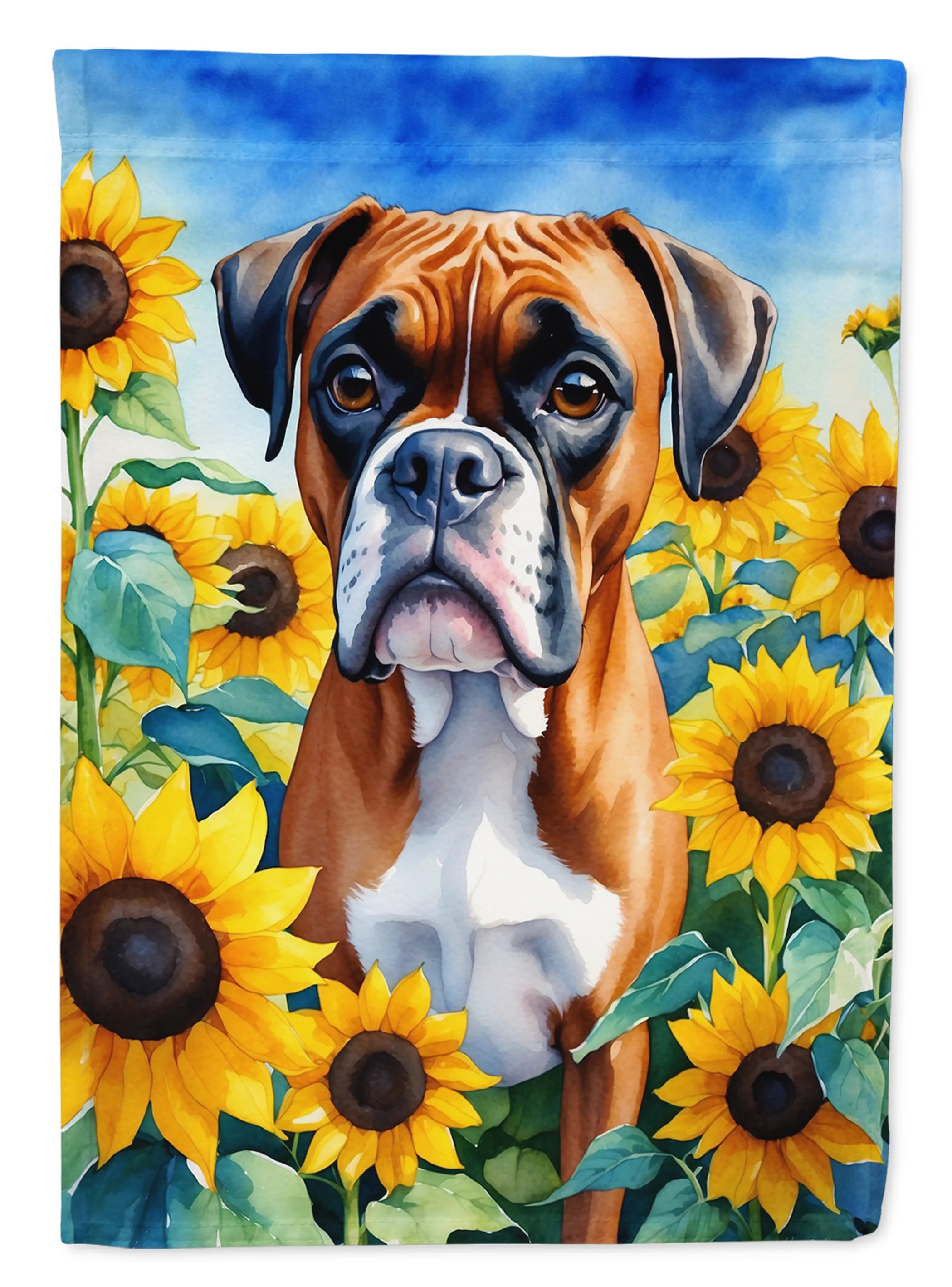 In Sunflowers Decorative Flag - Size: GARDEN SIZE | Pack Of: 1 | Collection name: In sunflowers