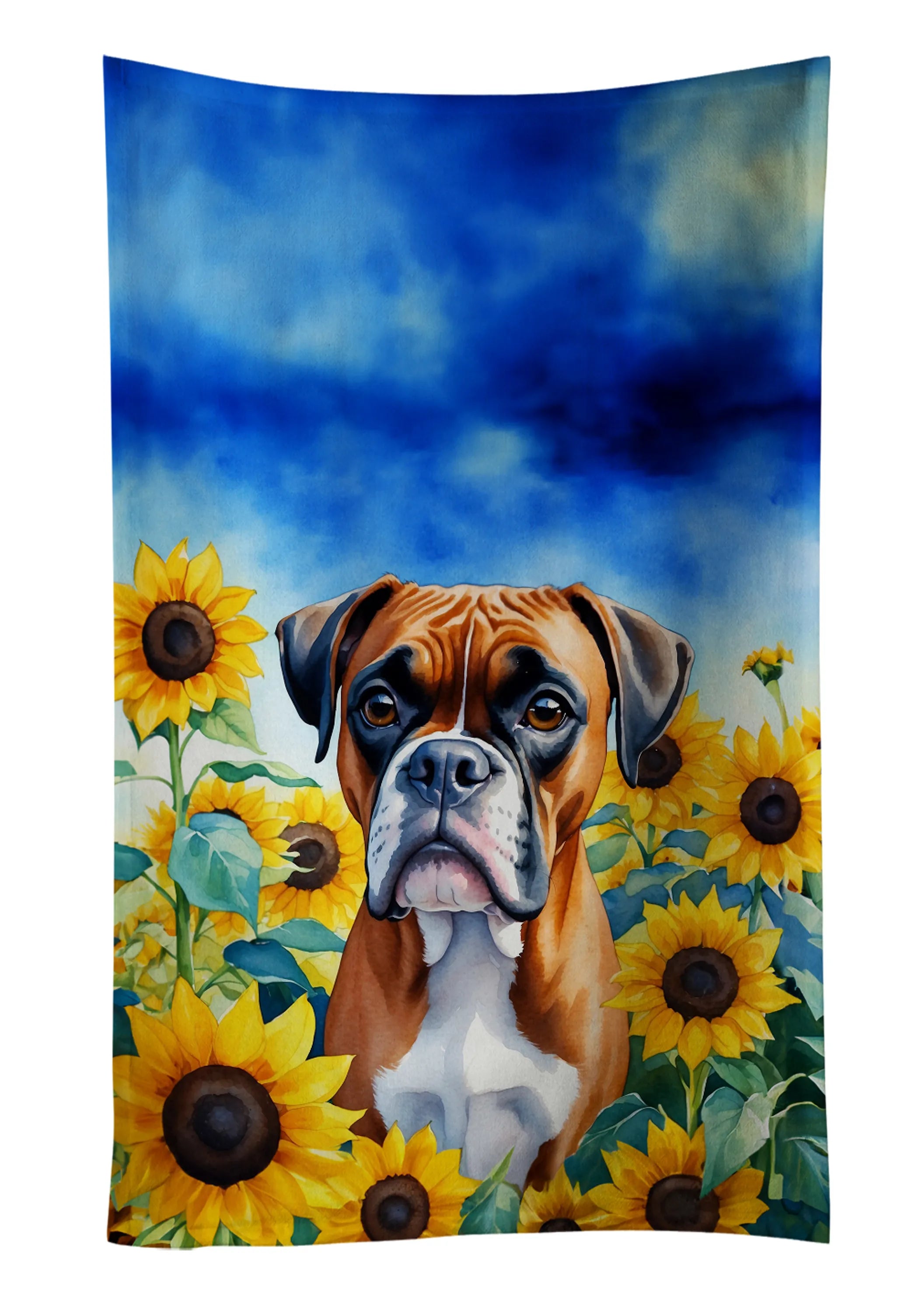 In Sunflowers Kitchen Towel - Size: 25HX15W | Pack Of: 1 | Collection name: In sunflowers