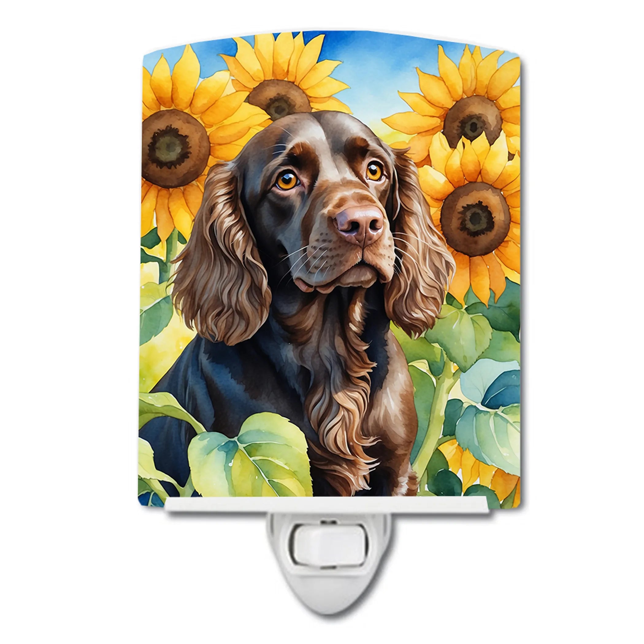 In Sunflowers Ceramic Night Light - Pack Of: 1 | Collection name: In sunflowers