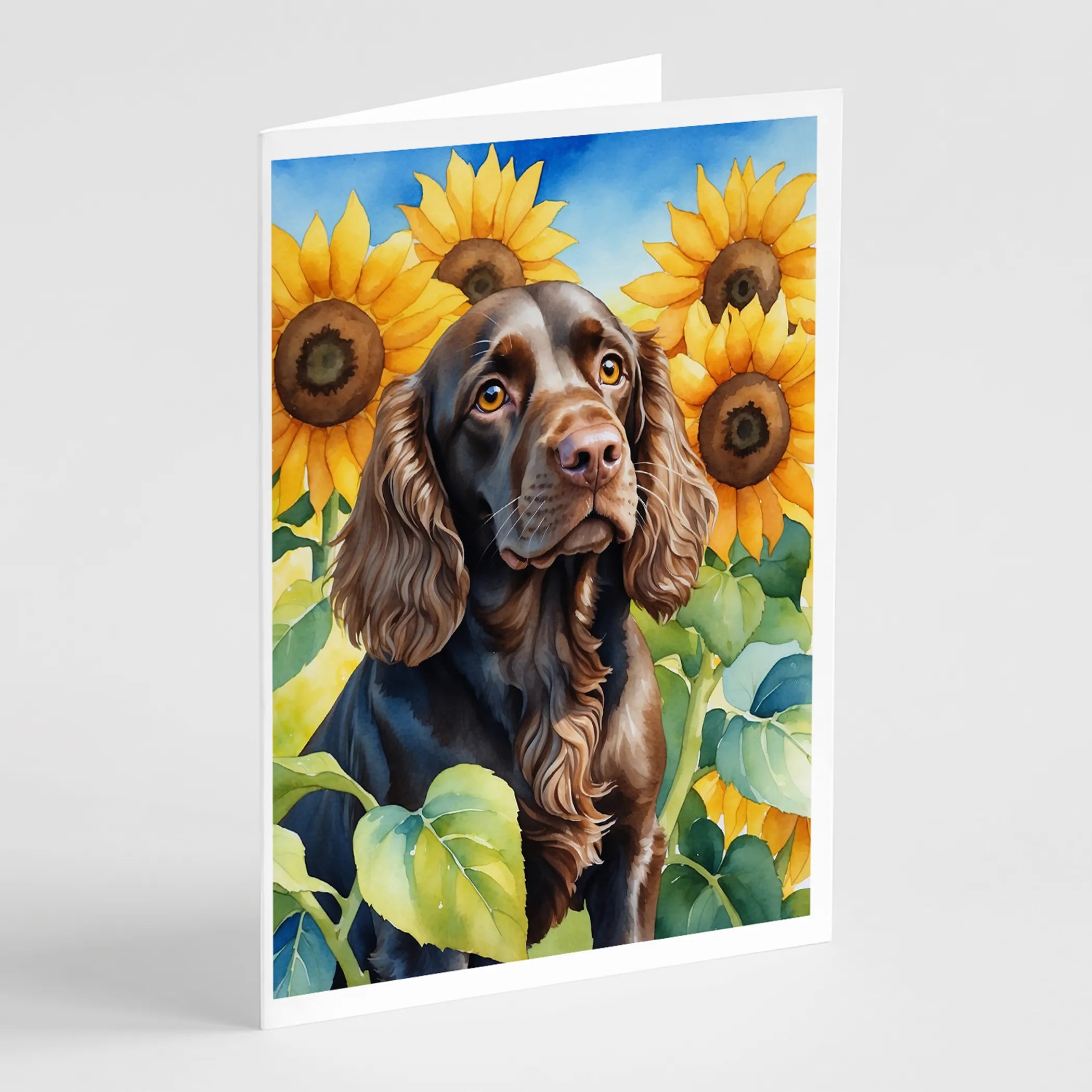 In Sunflowers Greeting Cards  - Size: 5X7 | Pack Of: 1 | Collection name: In sunflowers